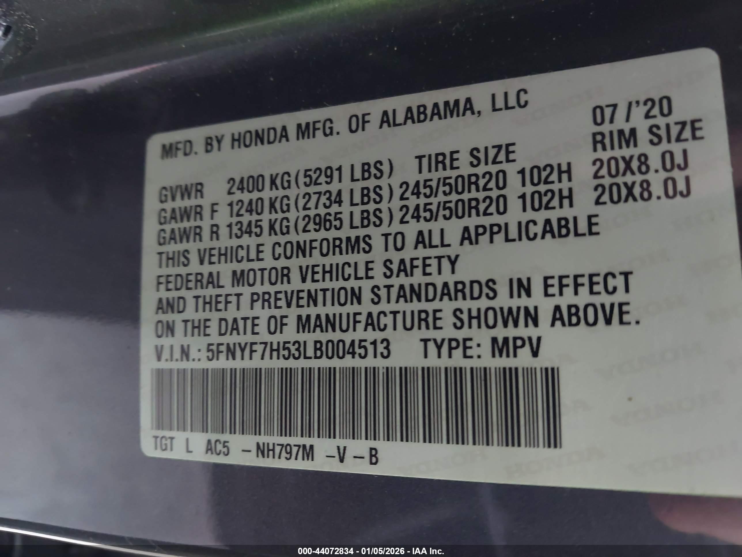HONDA PASSPORT image 9