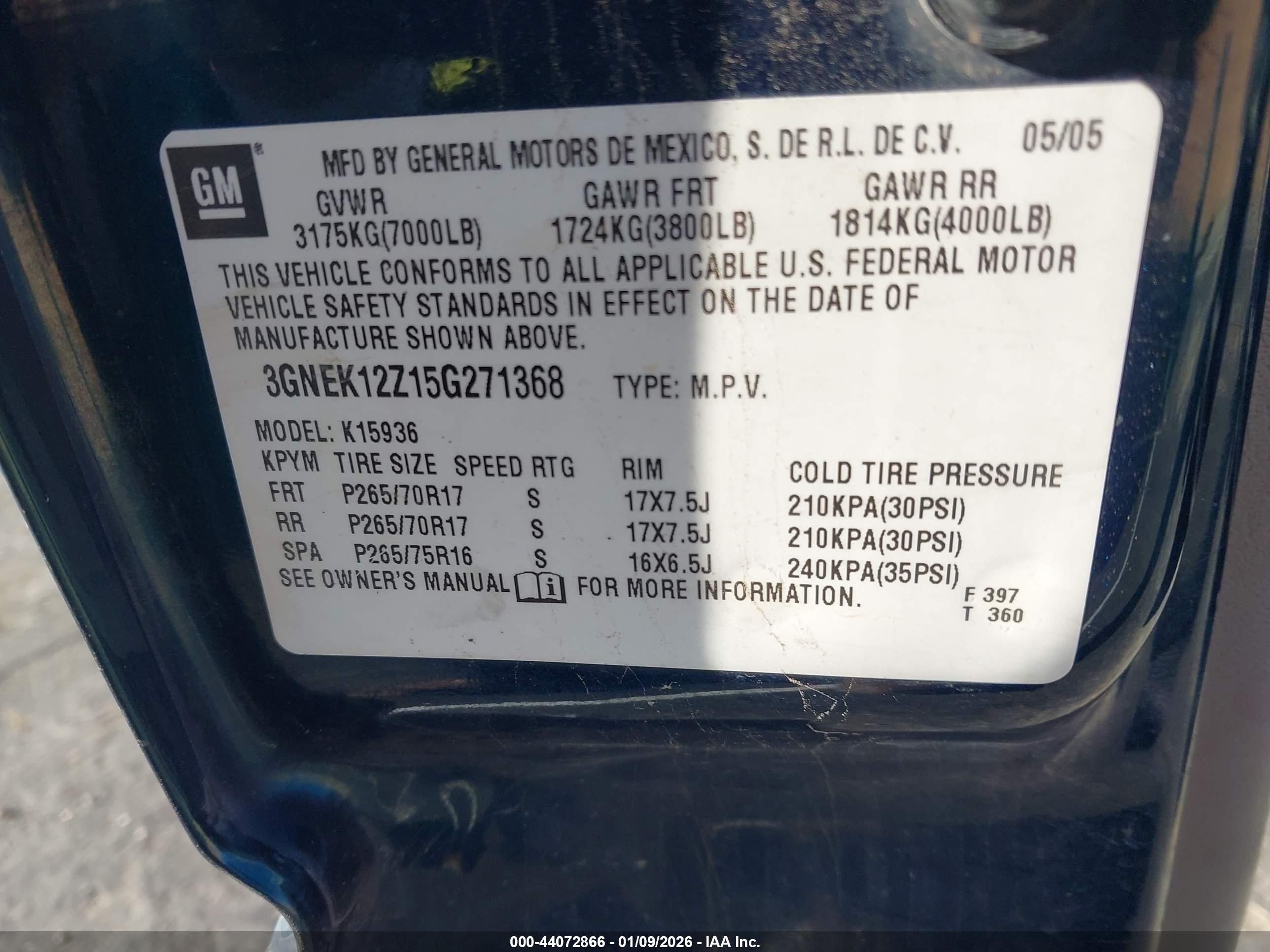 CHEVROLET AVALANCHE image 9