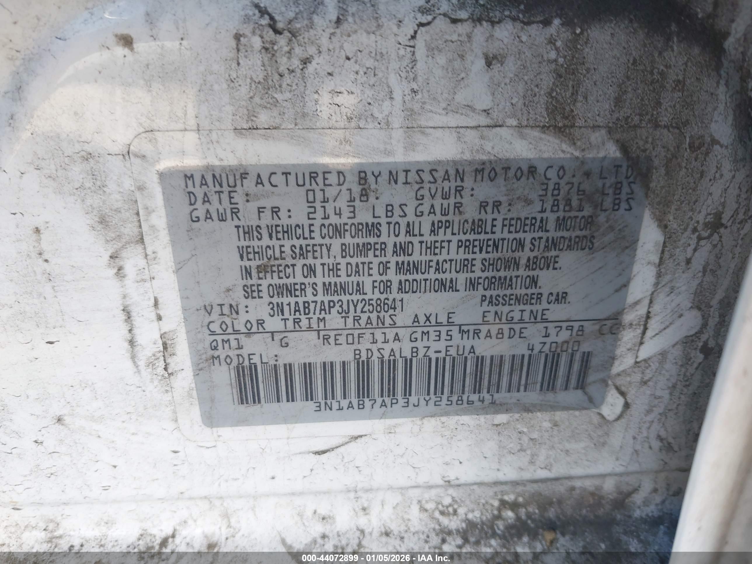 NISSAN SENTRA image 9