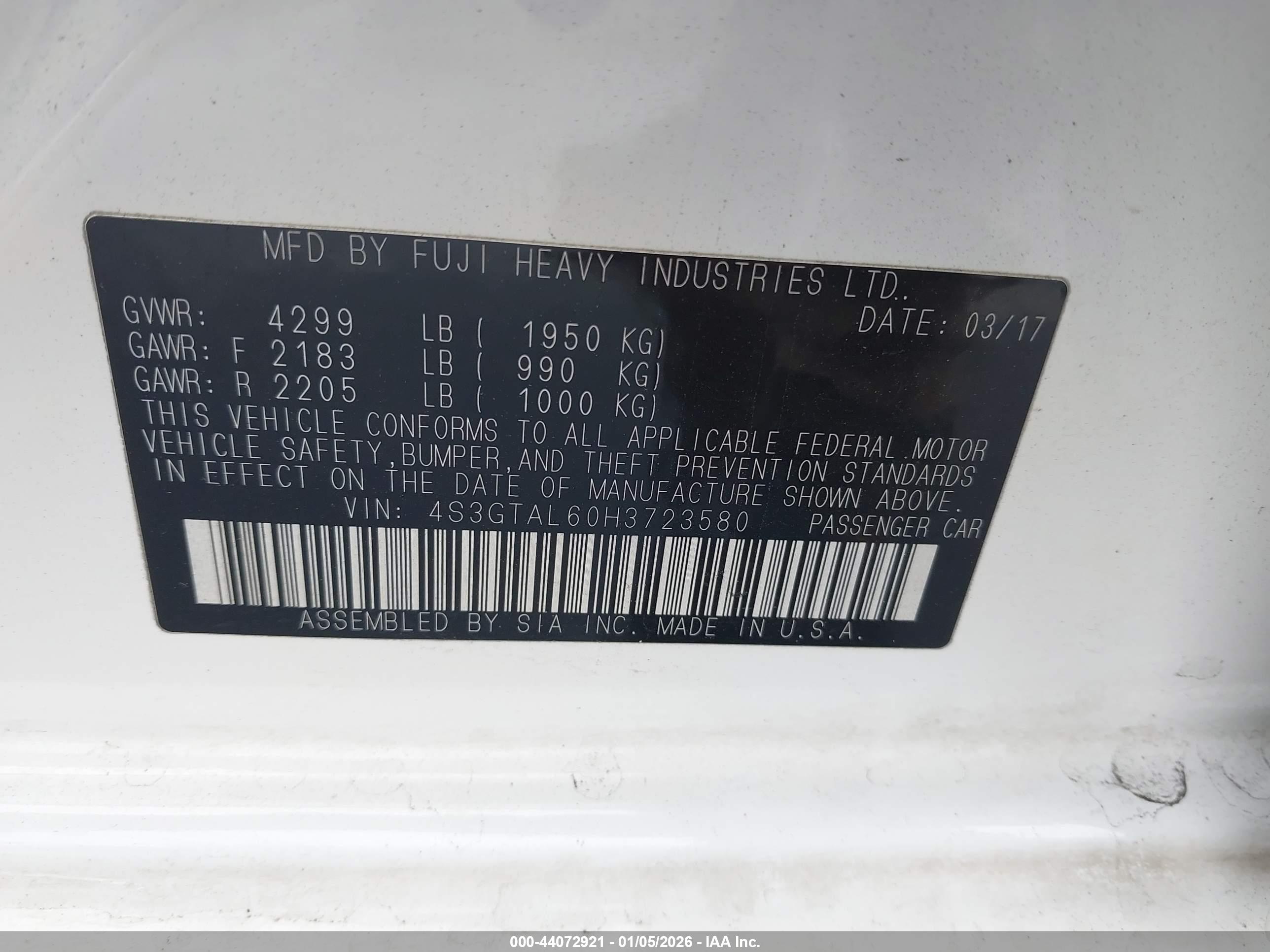 SUBARU IMPREZA image 9