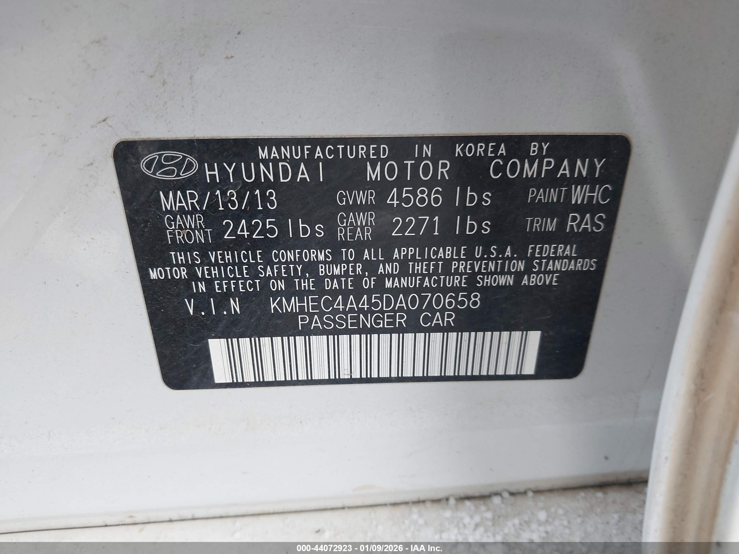 HYUNDAI SONATA image 9