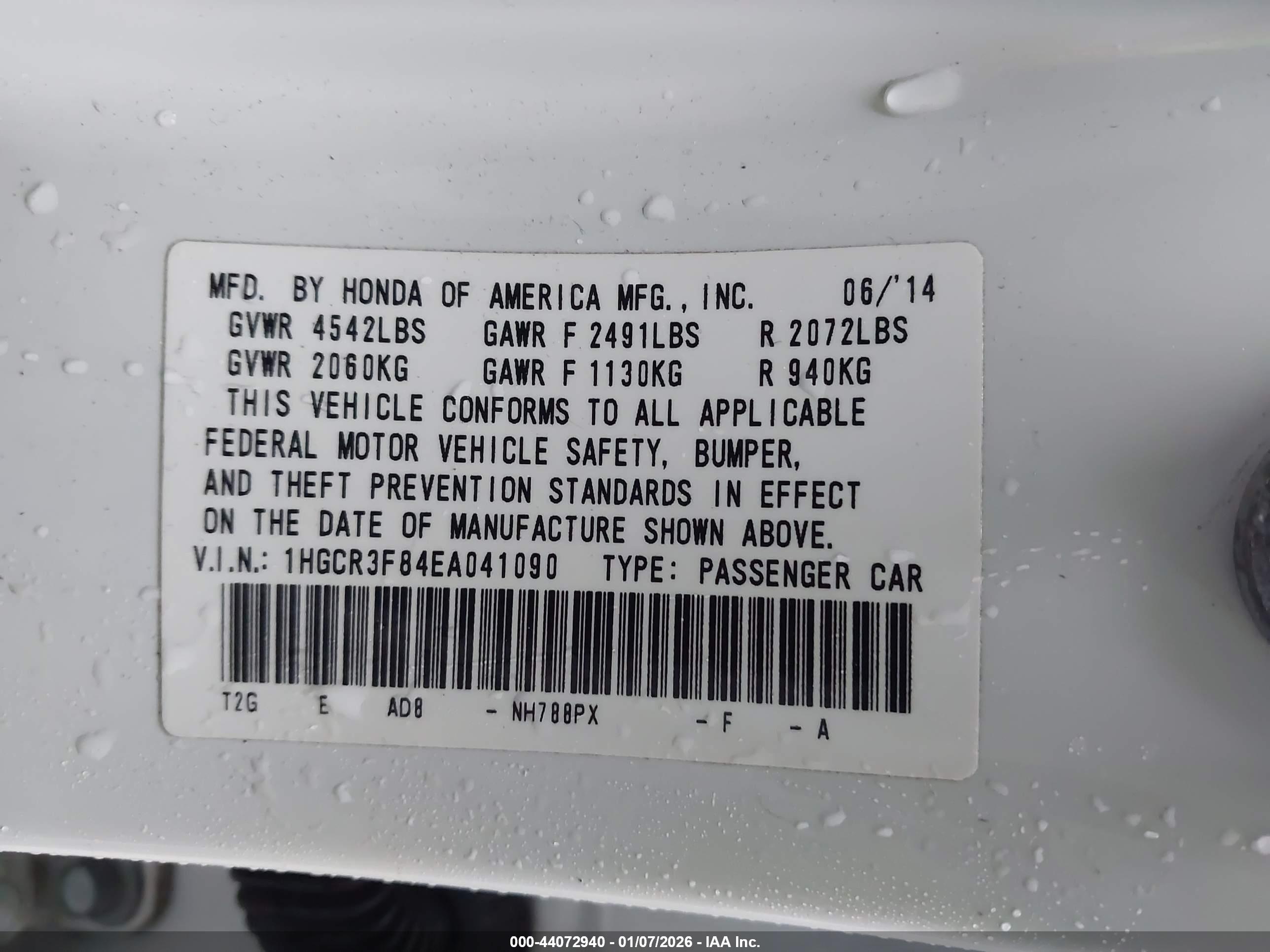 HONDA ACCORD image 9