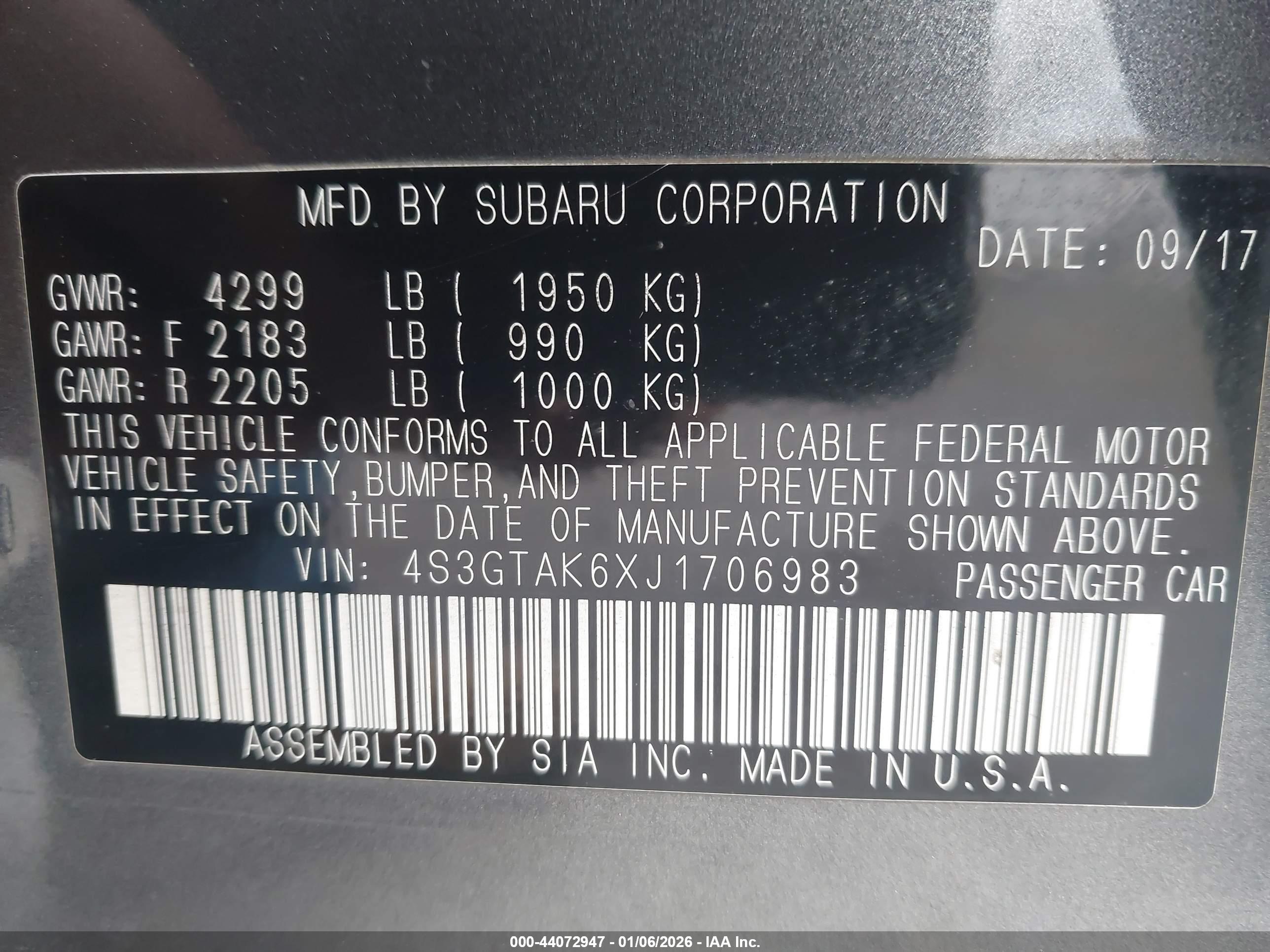 SUBARU IMPREZA image 9