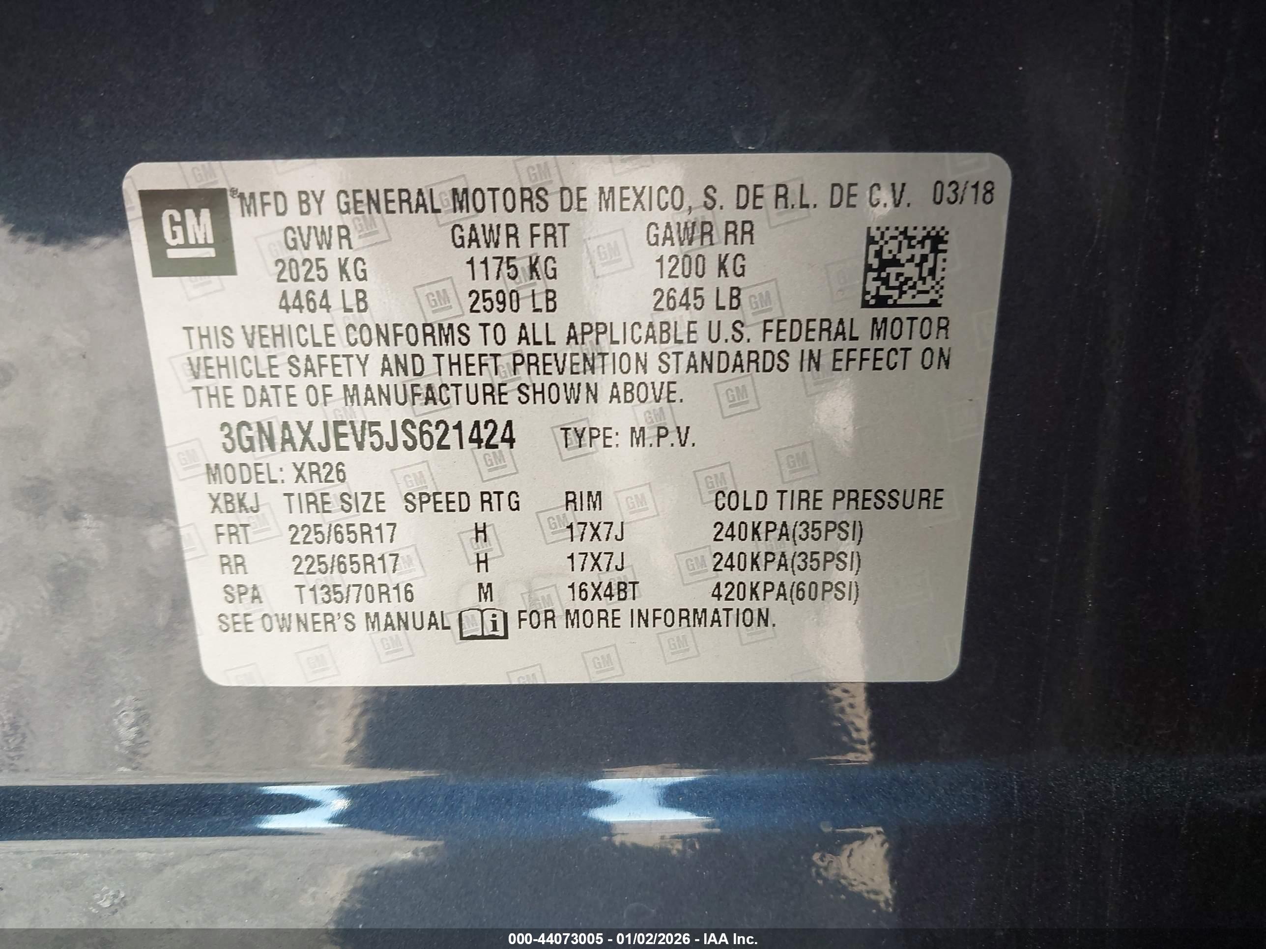 CHEVROLET EQUINOX image 9