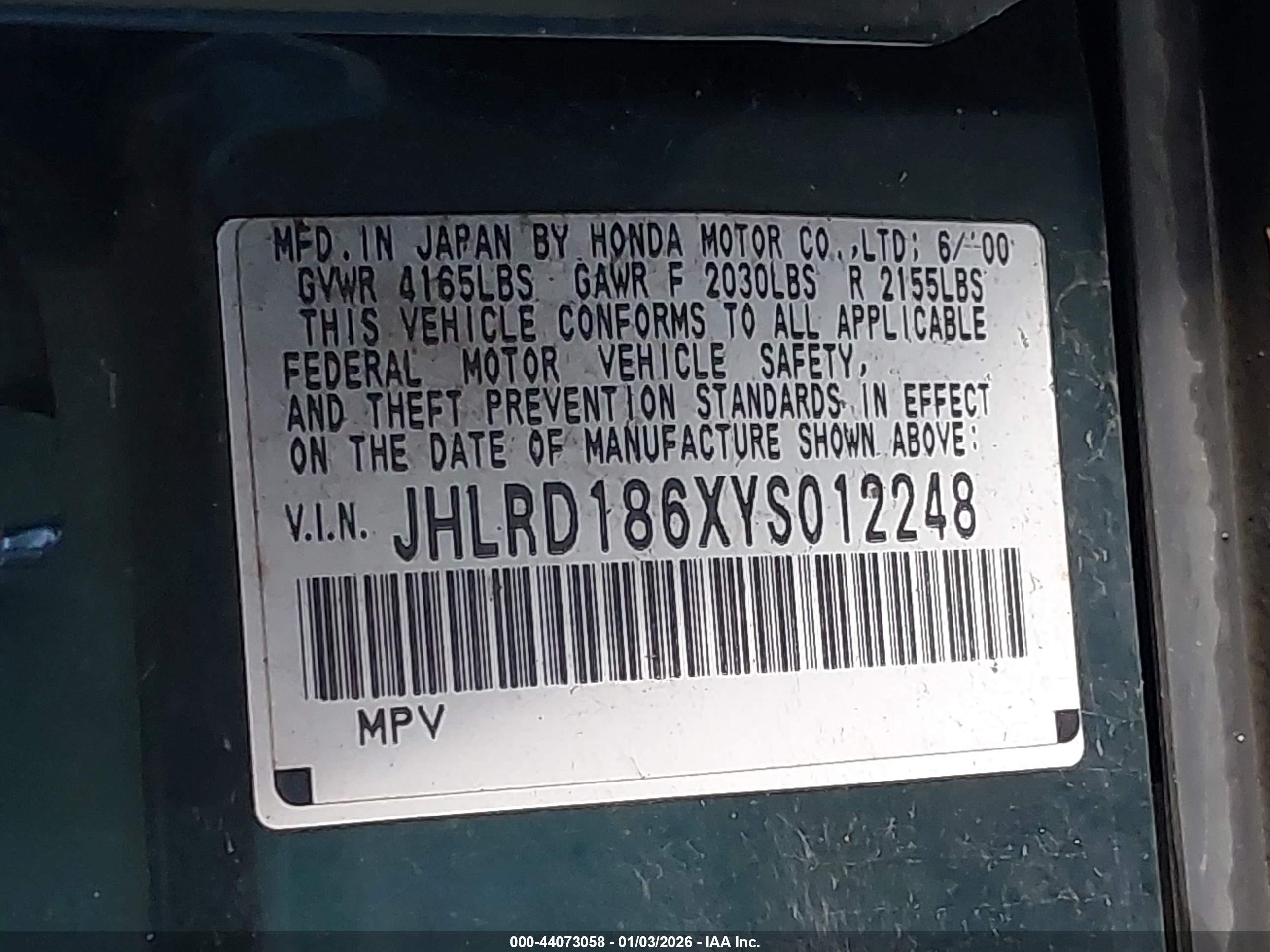 HONDA CR-V image 9