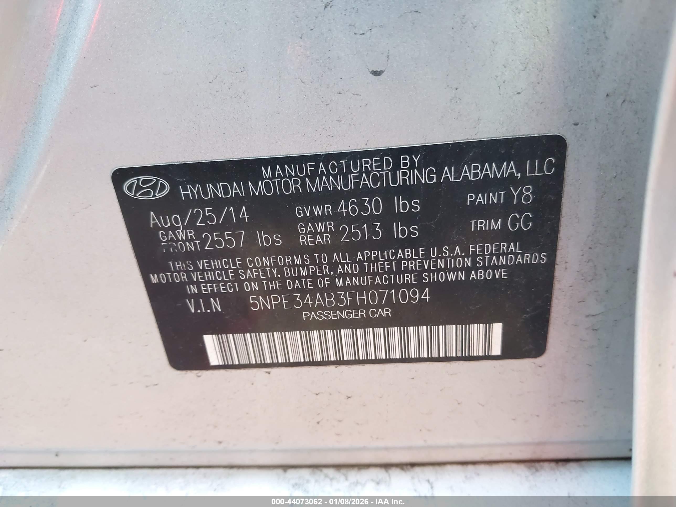HYUNDAI SONATA image 9