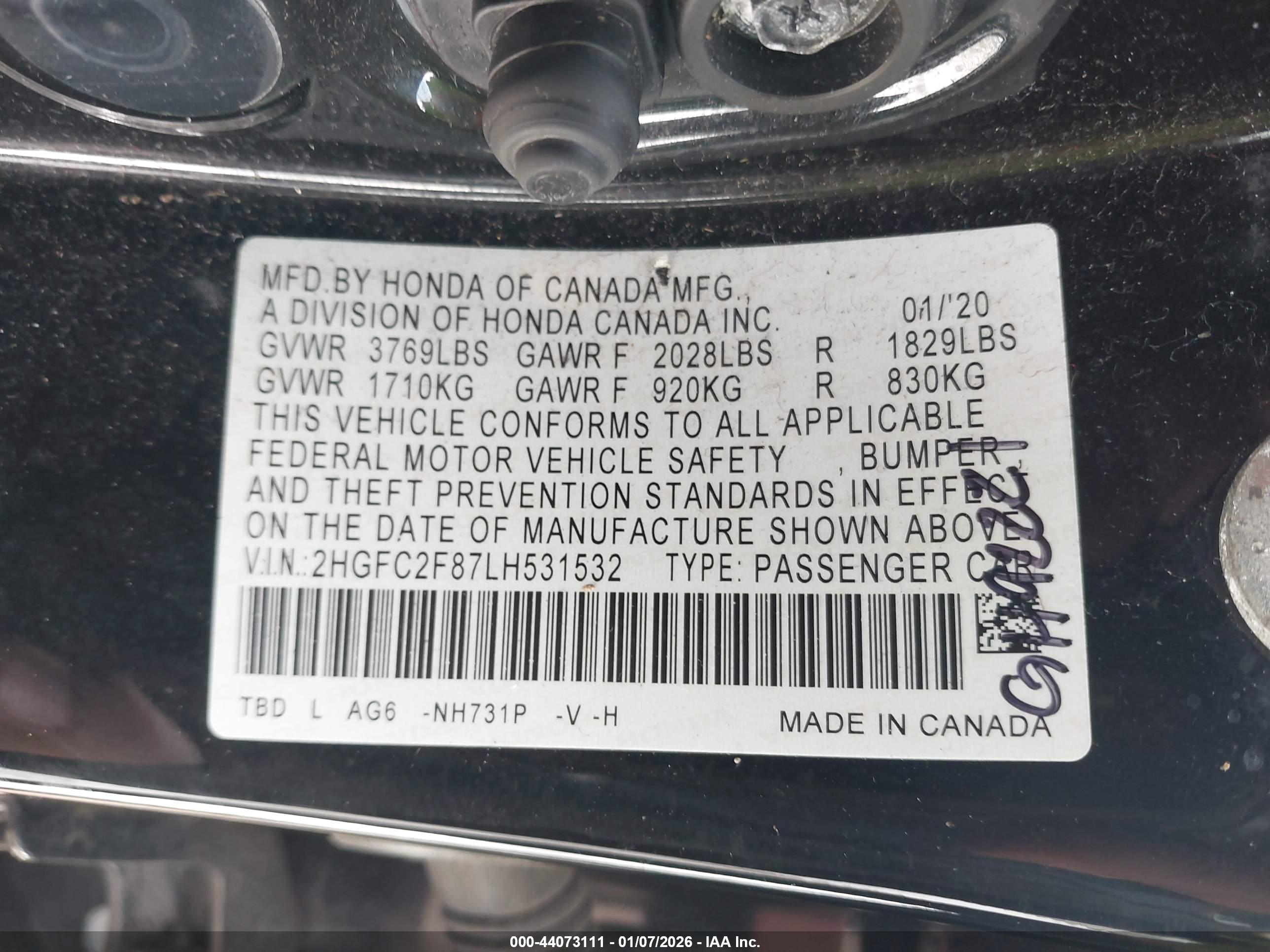 HONDA CIVIC image 9