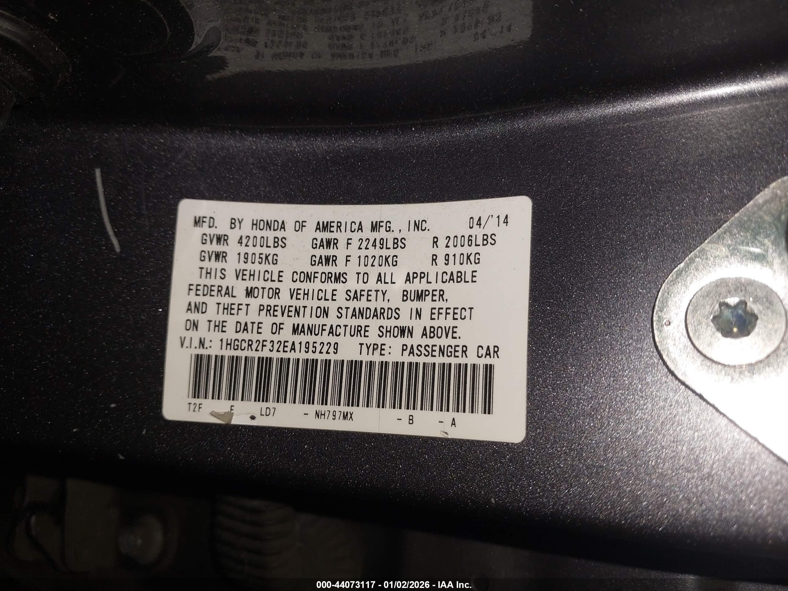 HONDA ACCORD image 9
