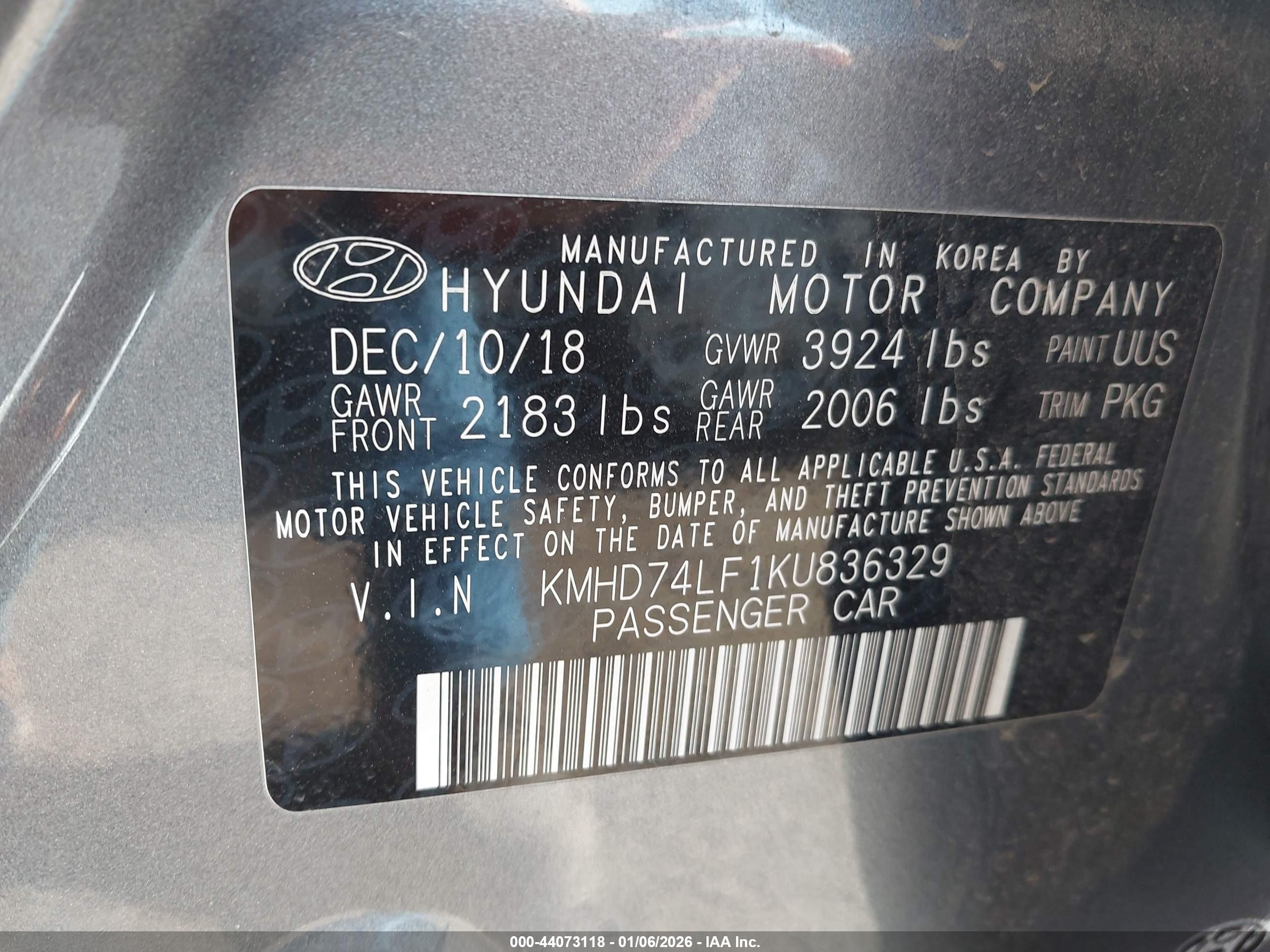 HYUNDAI ELANTRA image 9