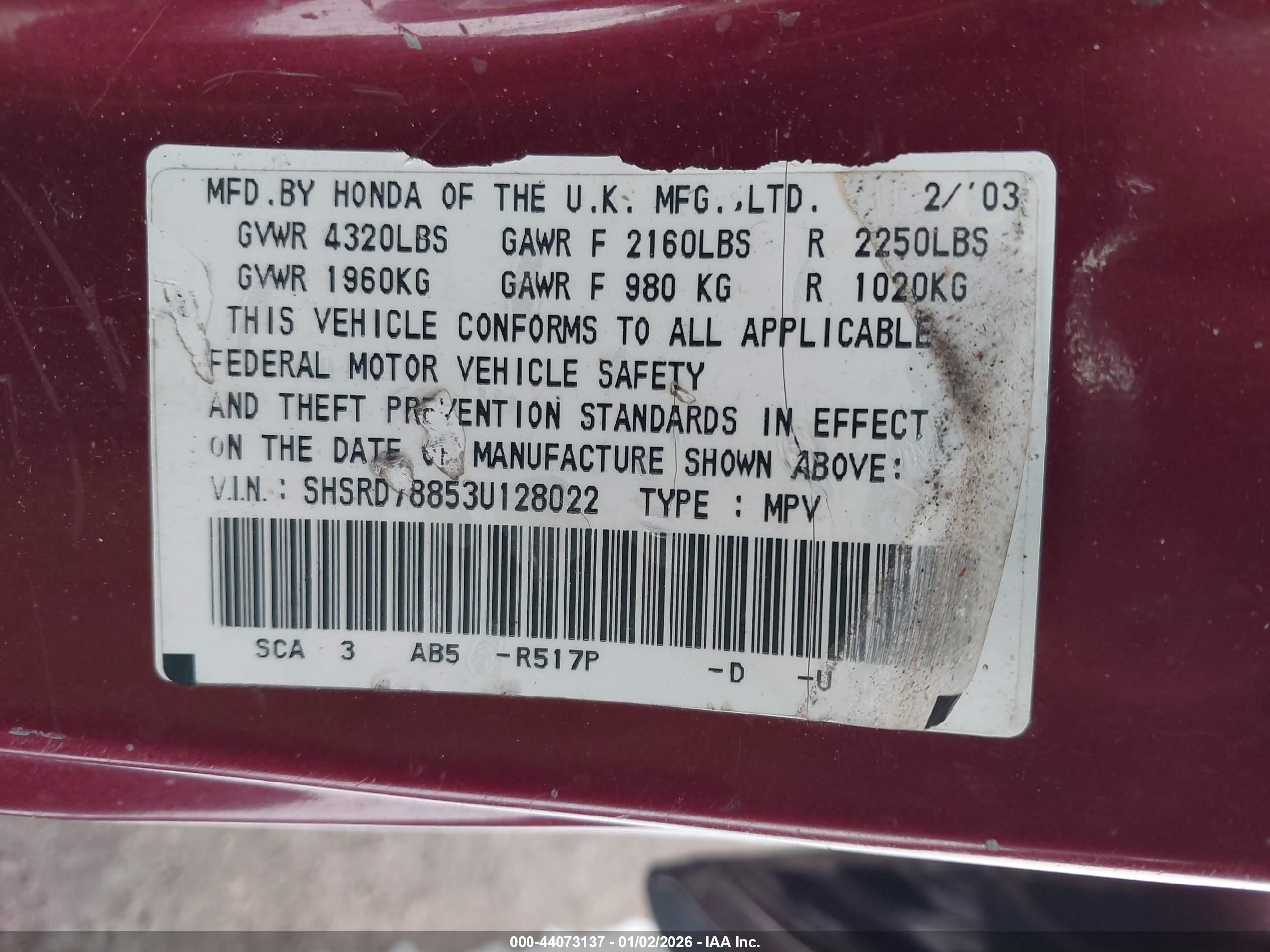 HONDA CR-V image 9