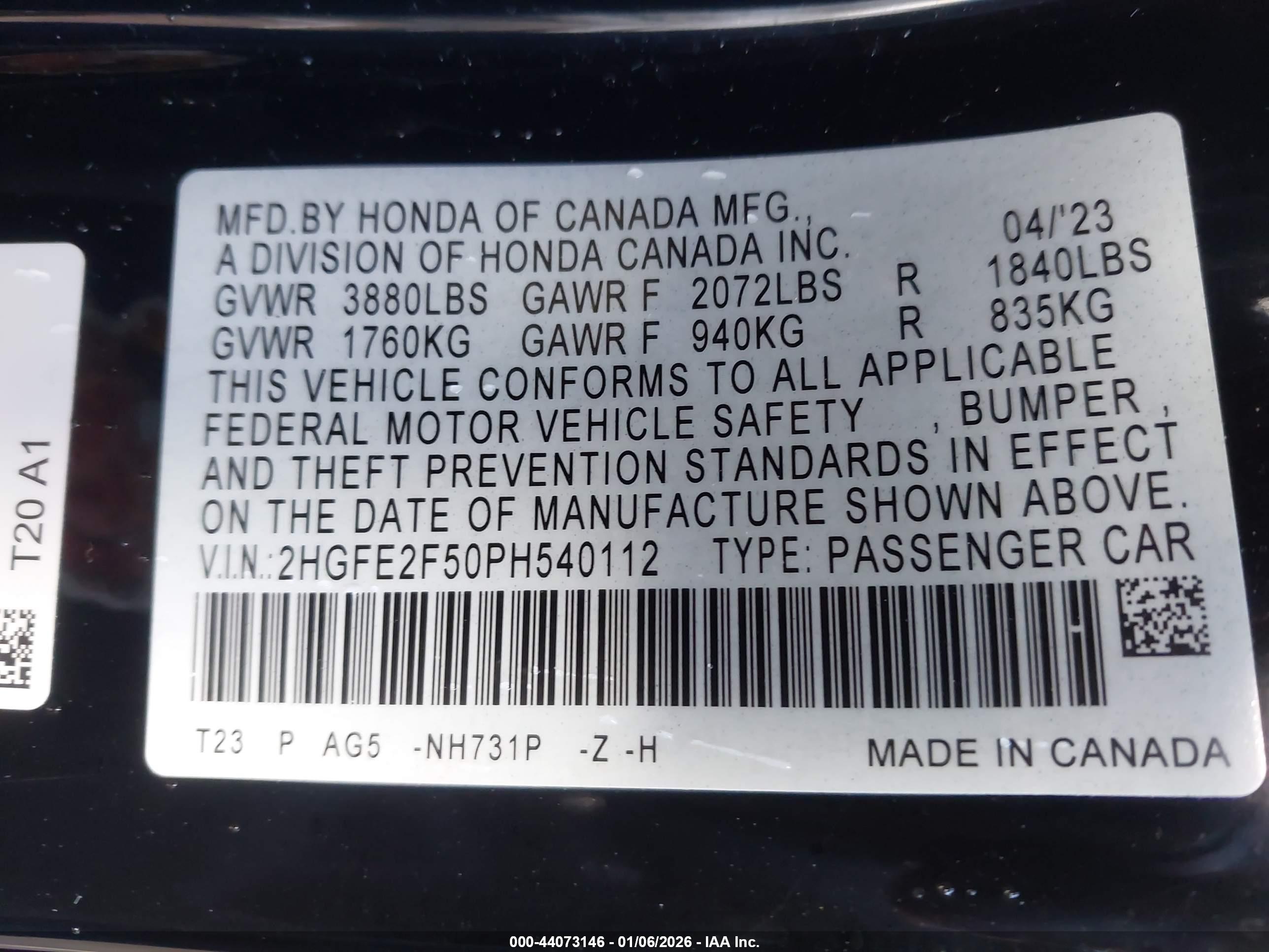 HONDA CIVIC image 9