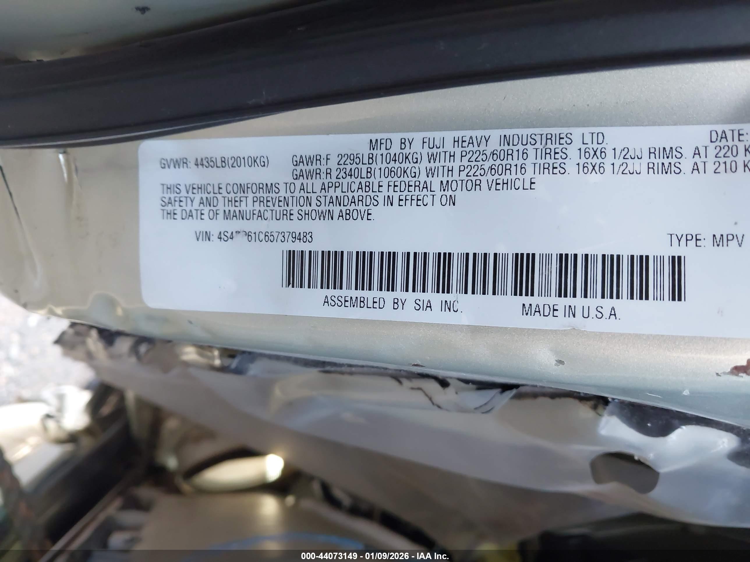 SUBARU OUTBACK image 9