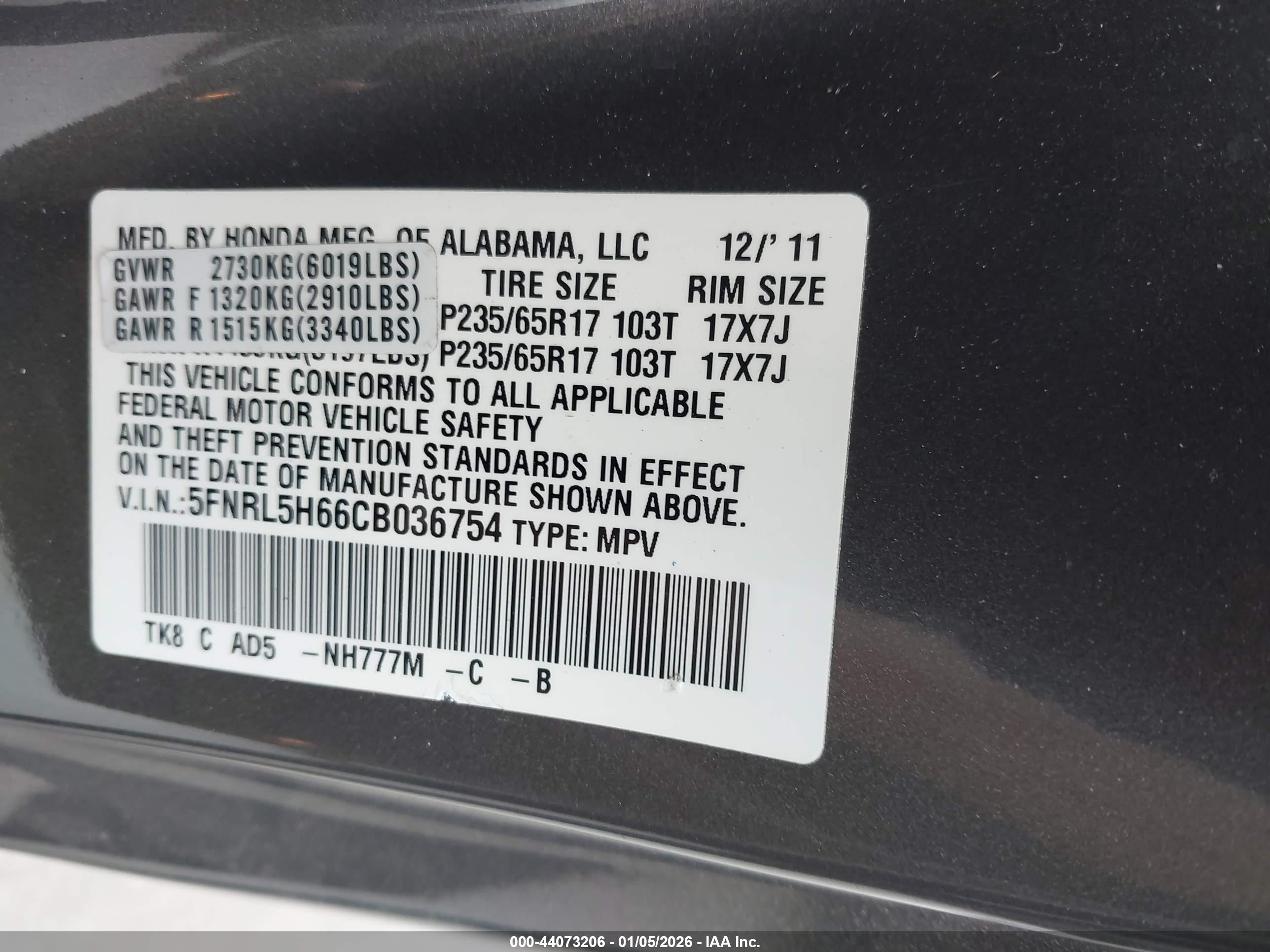 HONDA ODYSSEY image 9