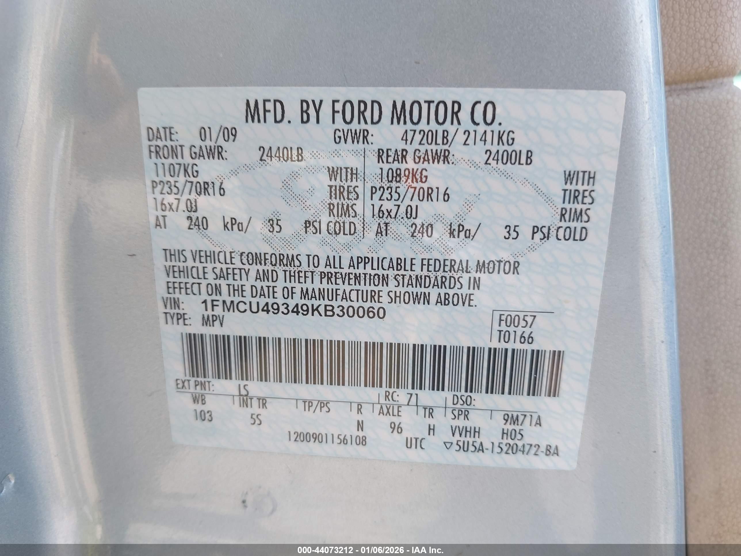 FORD ESCAPE image 9