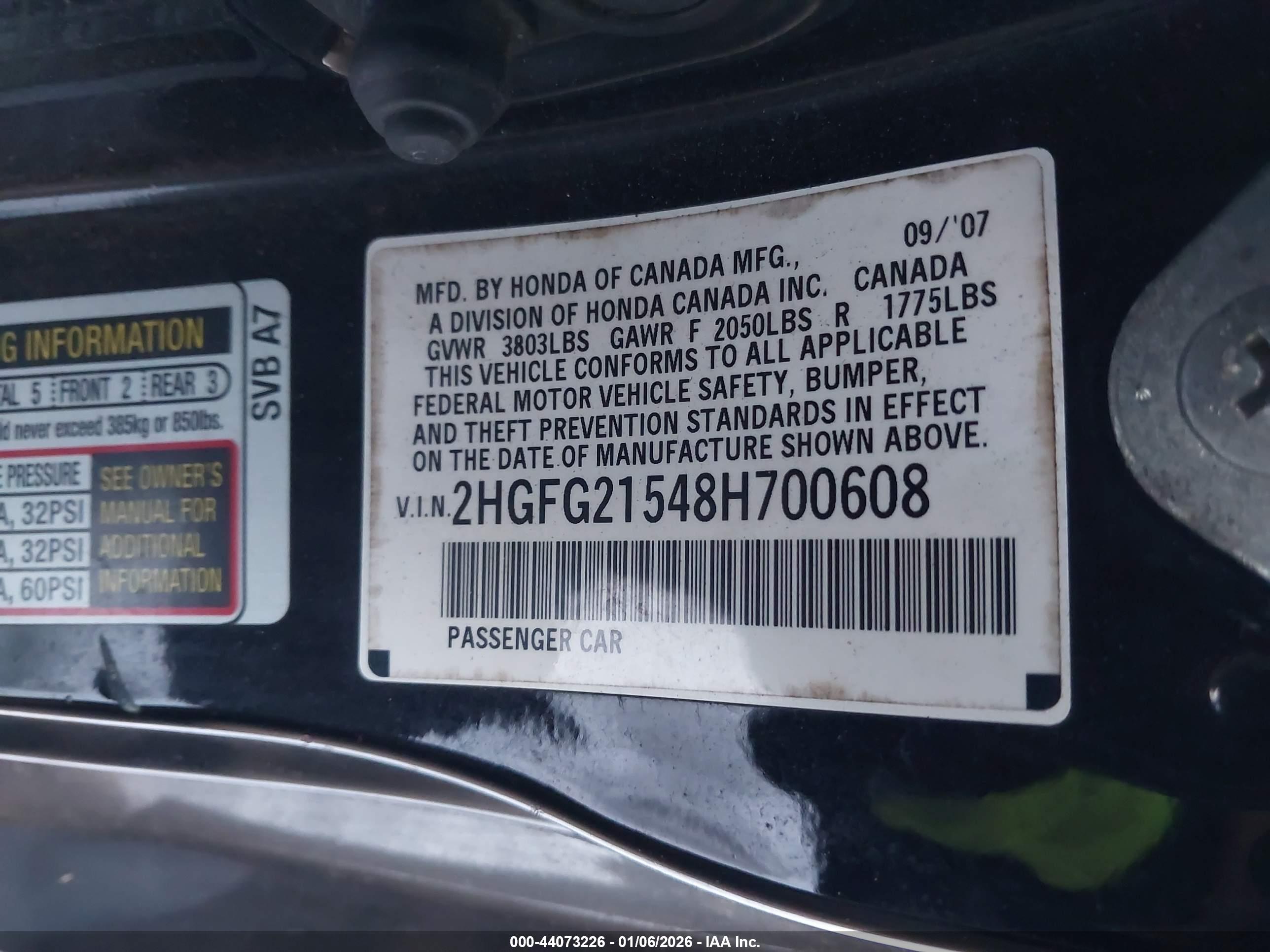 HONDA CIVIC image 9