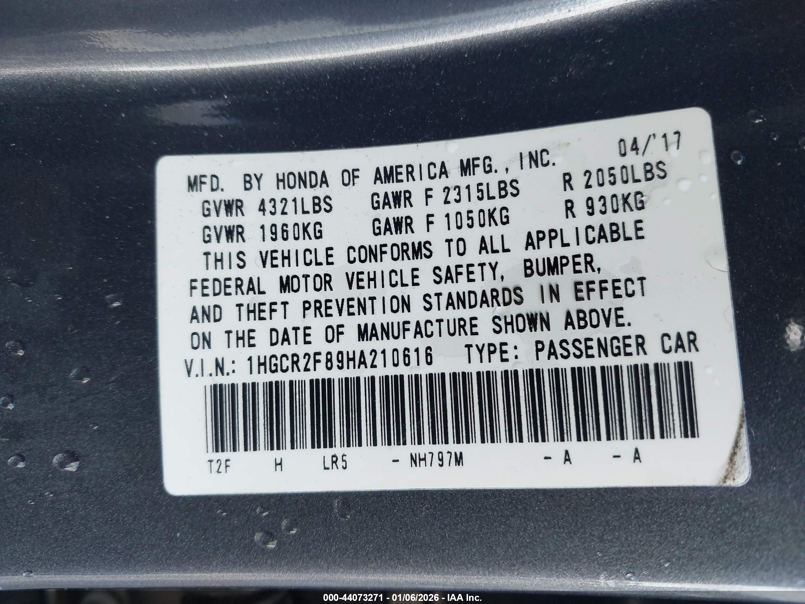 HONDA ACCORD image 9