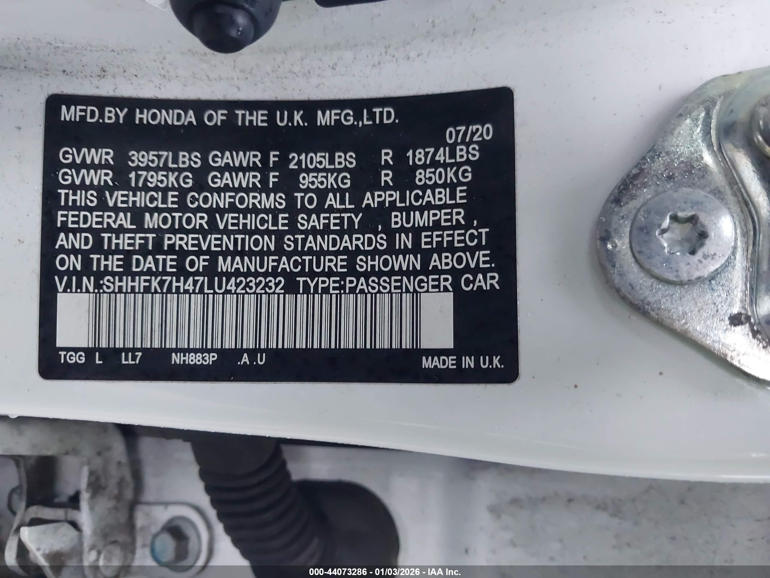 HONDA CIVIC image 9