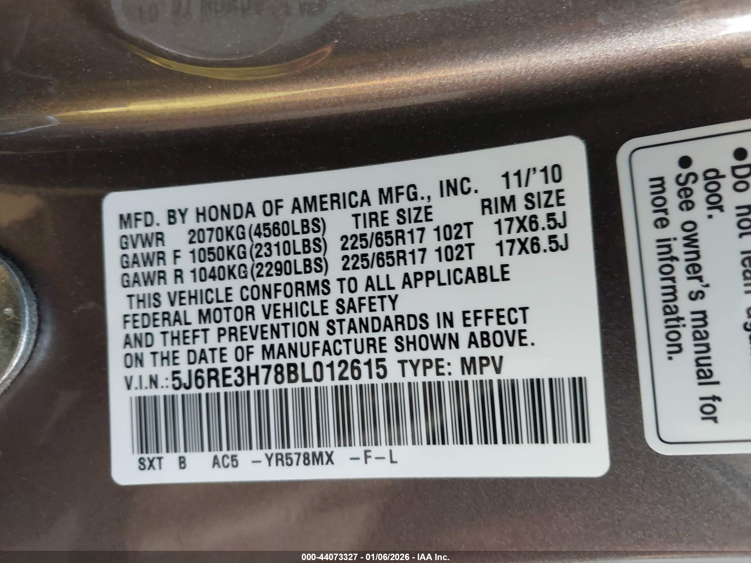 HONDA CR-V image 9