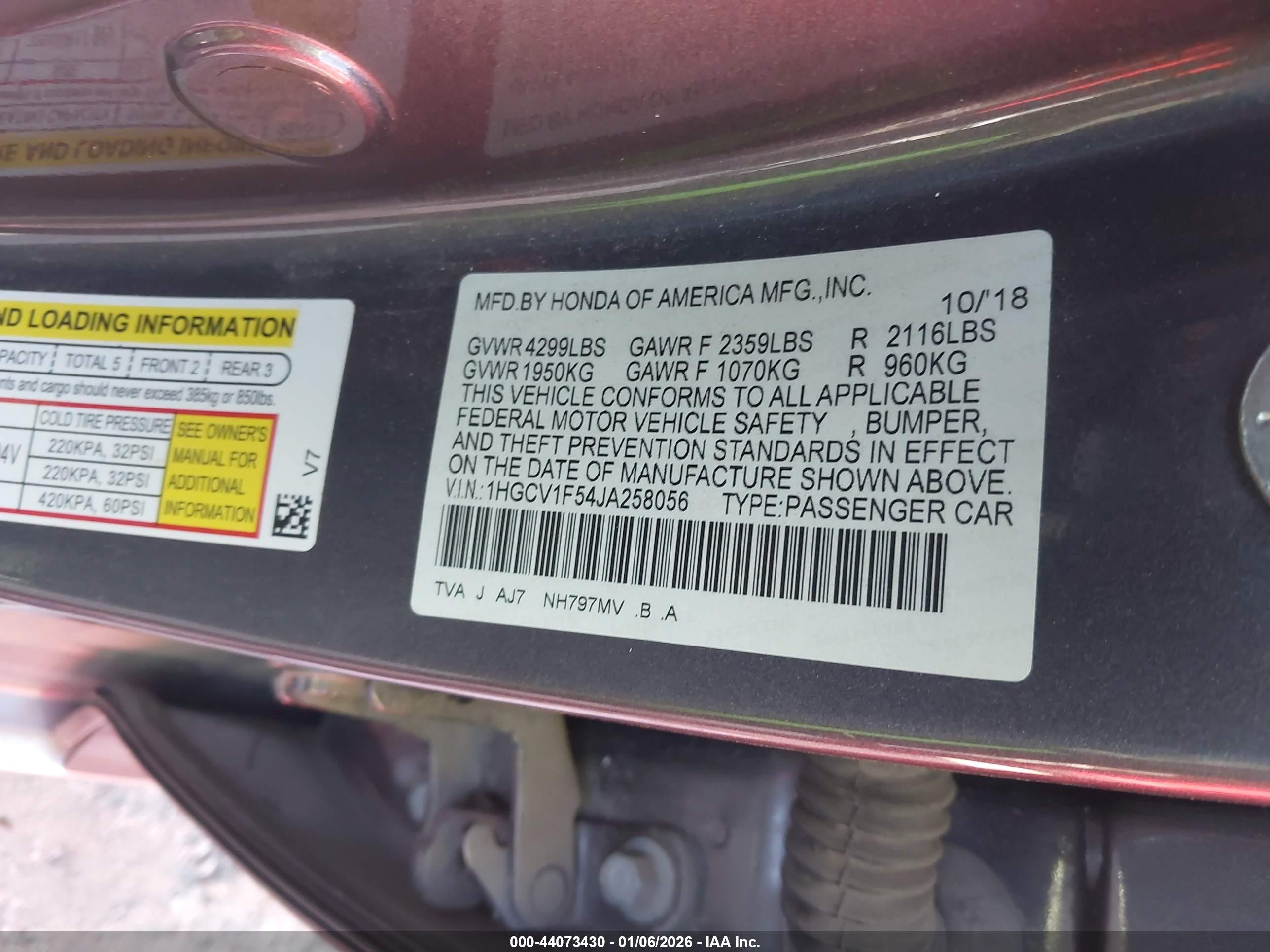HONDA ACCORD image 9