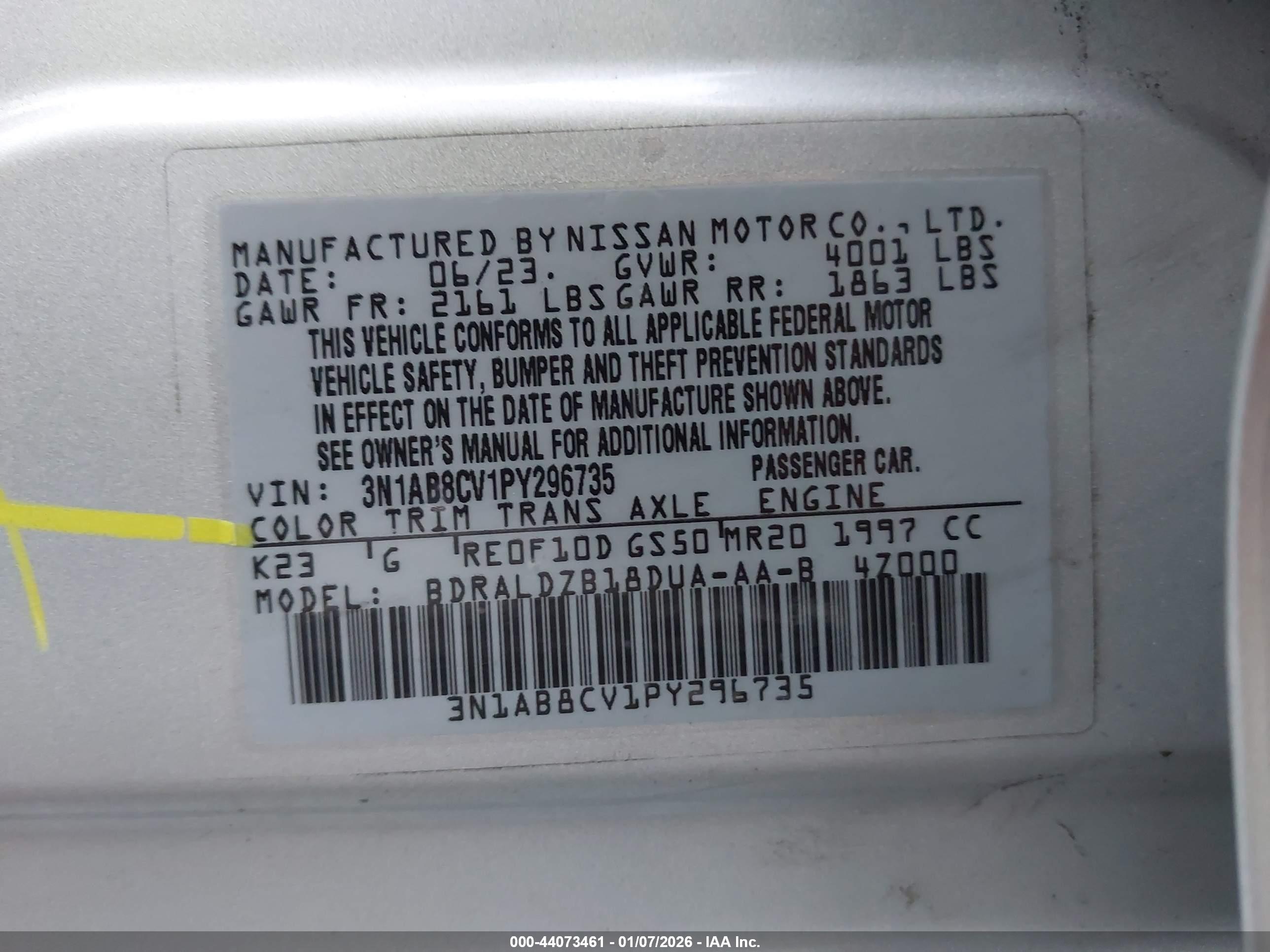 NISSAN SENTRA image 9