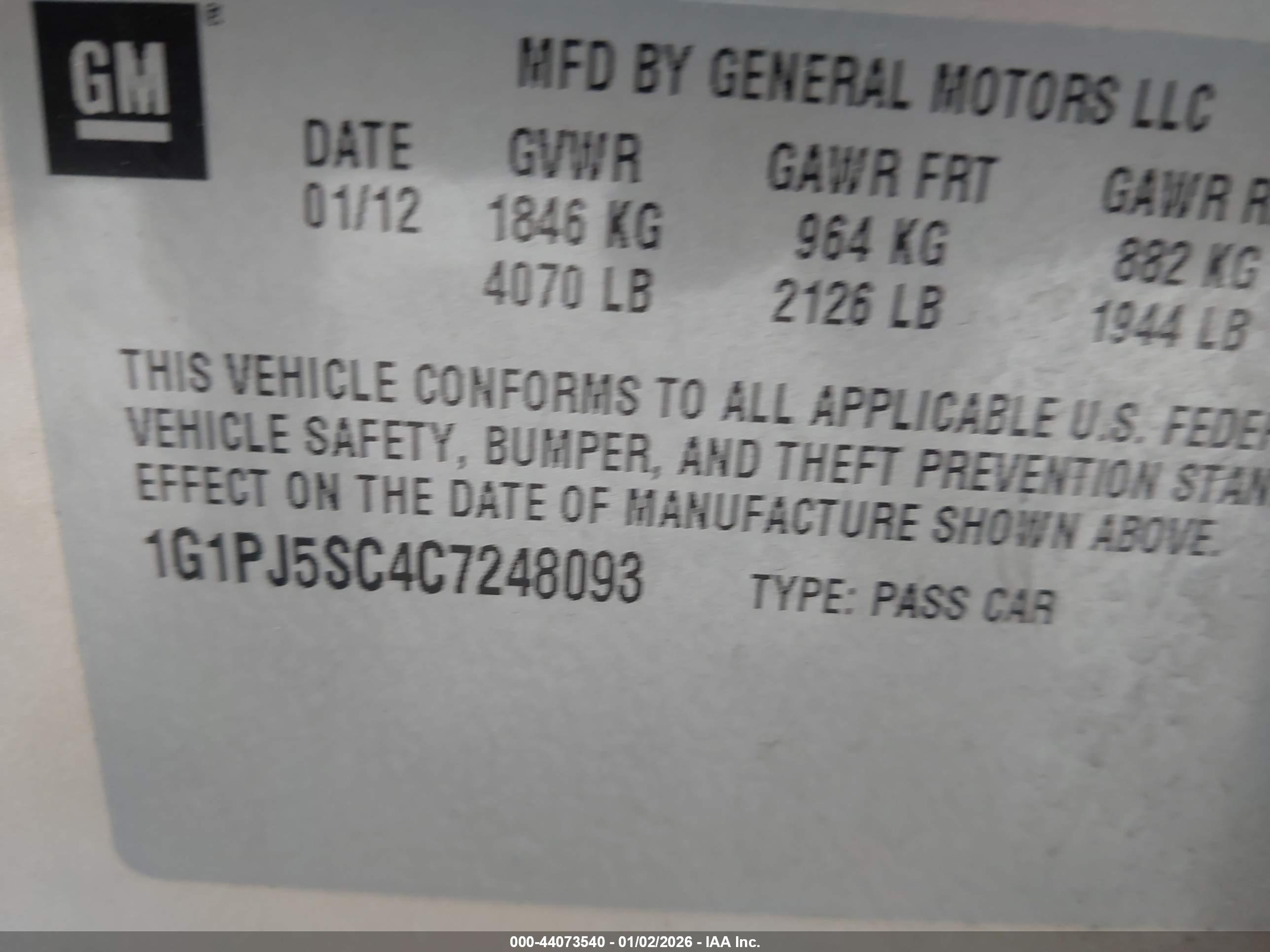 CHEVROLET CRUZE image 9