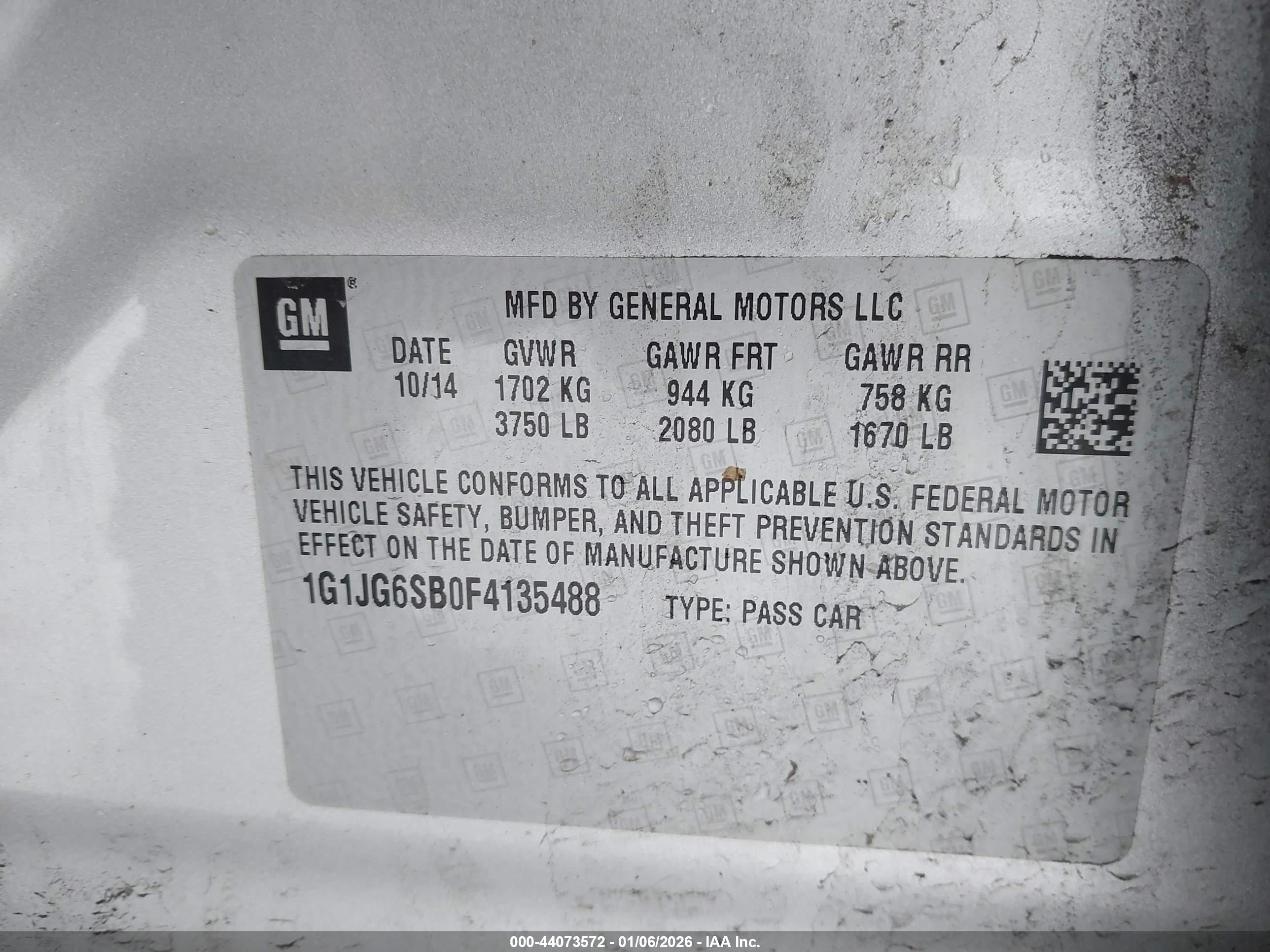CHEVROLET SONIC image 9