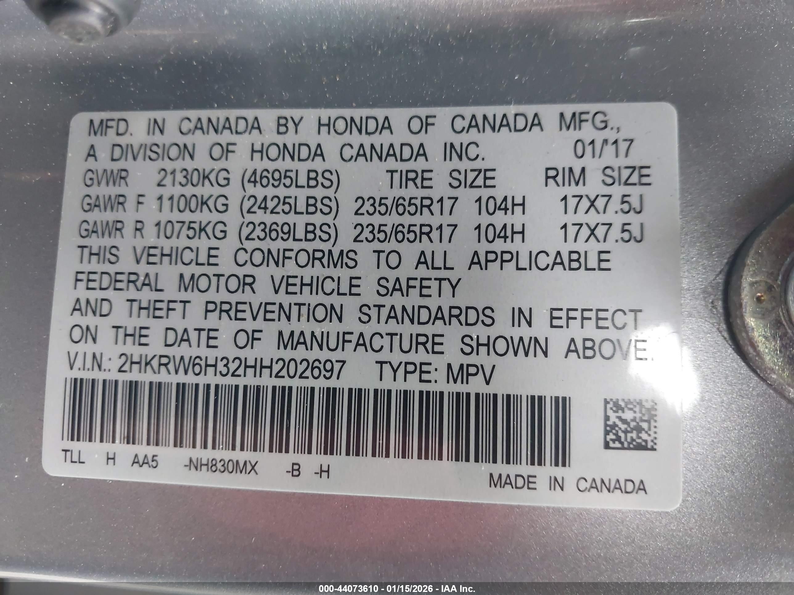 HONDA CR-V image 9