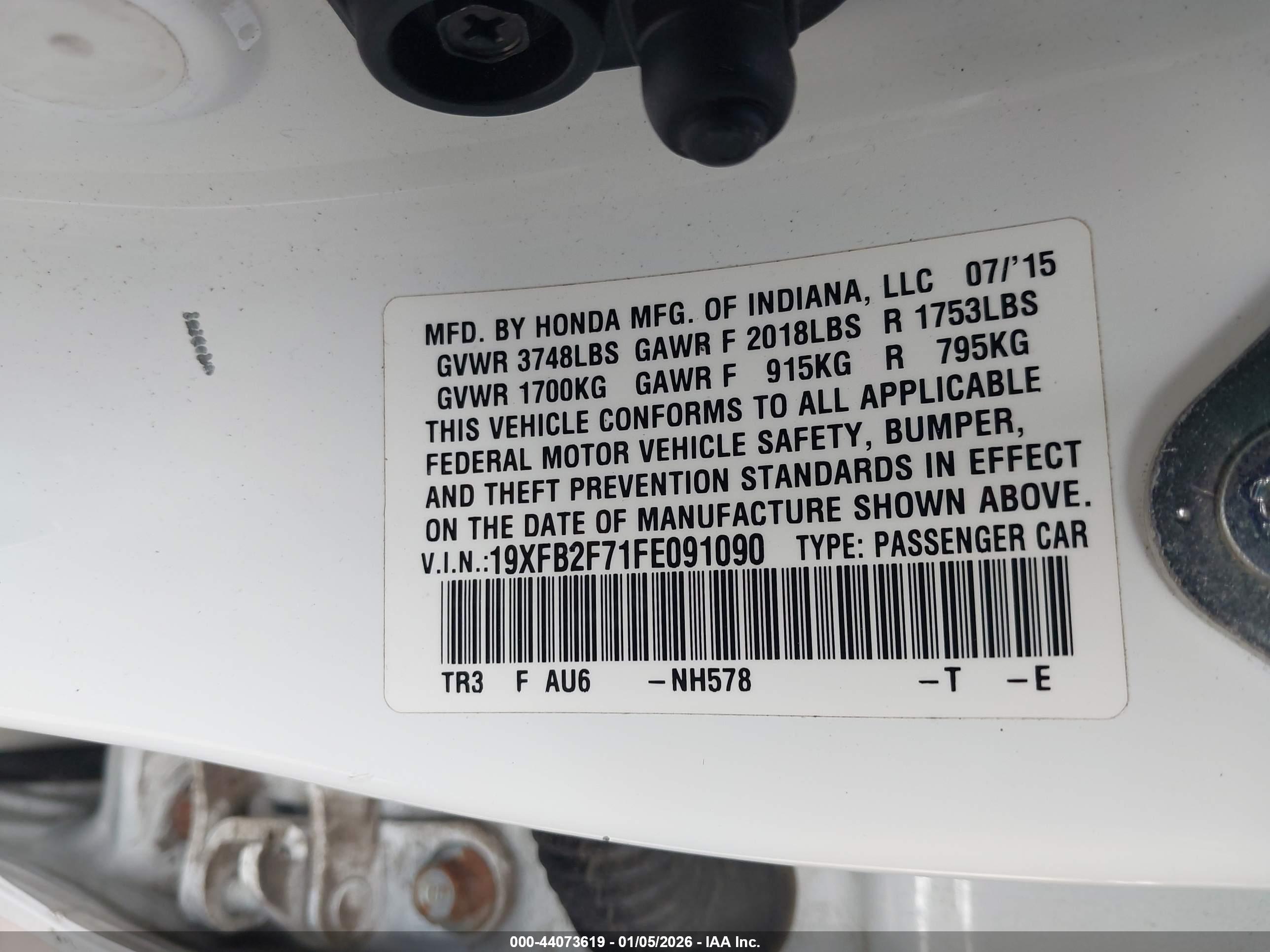 HONDA CIVIC image 9