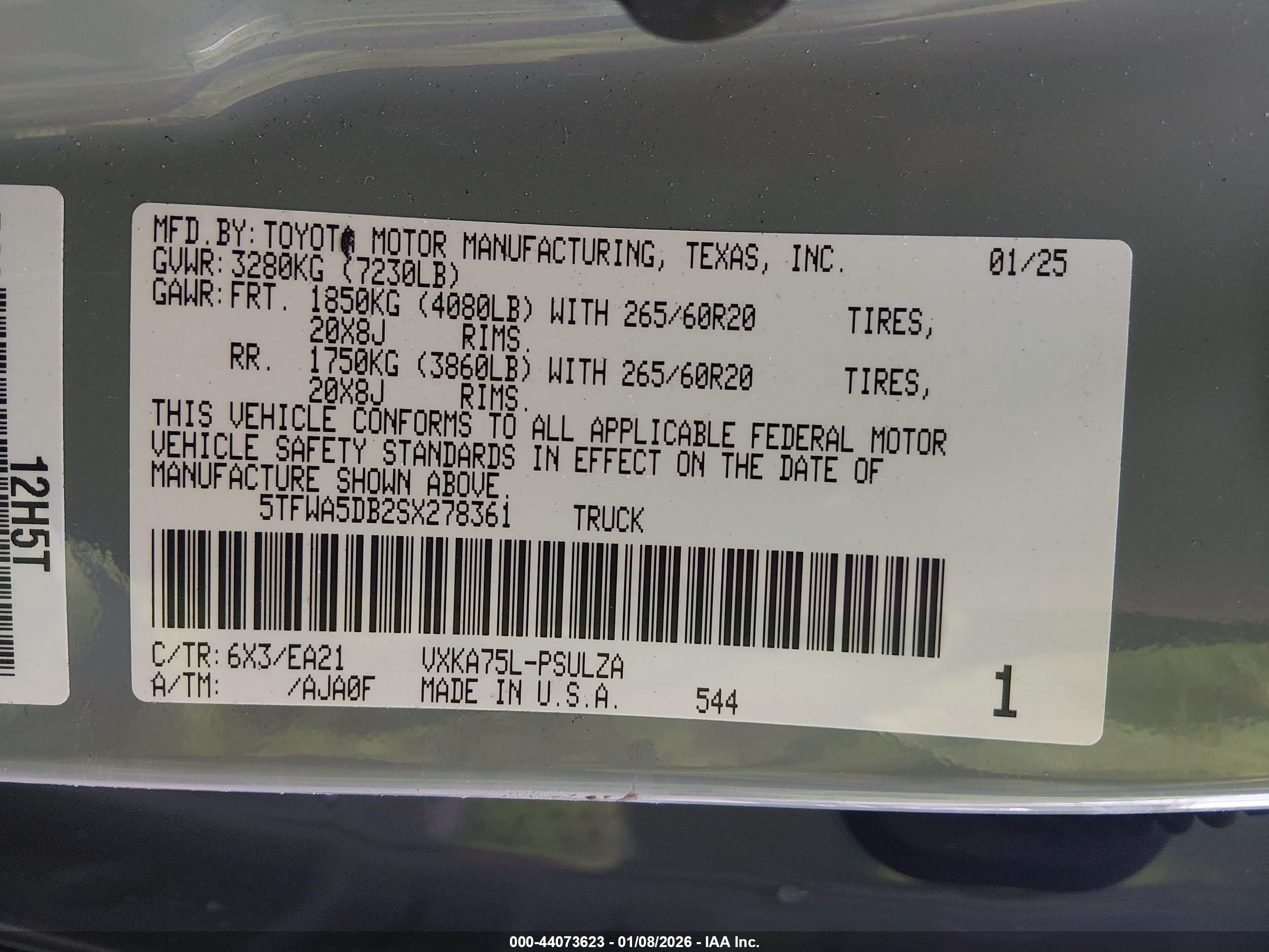 TOYOTA TUNDRA image 9