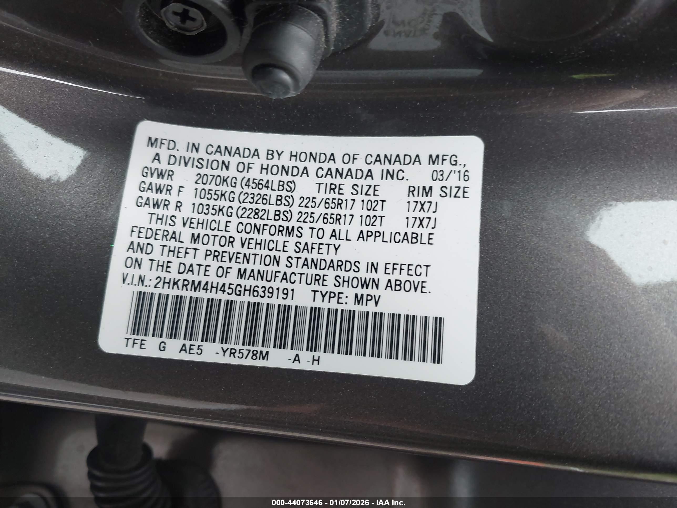 HONDA CR-V image 9