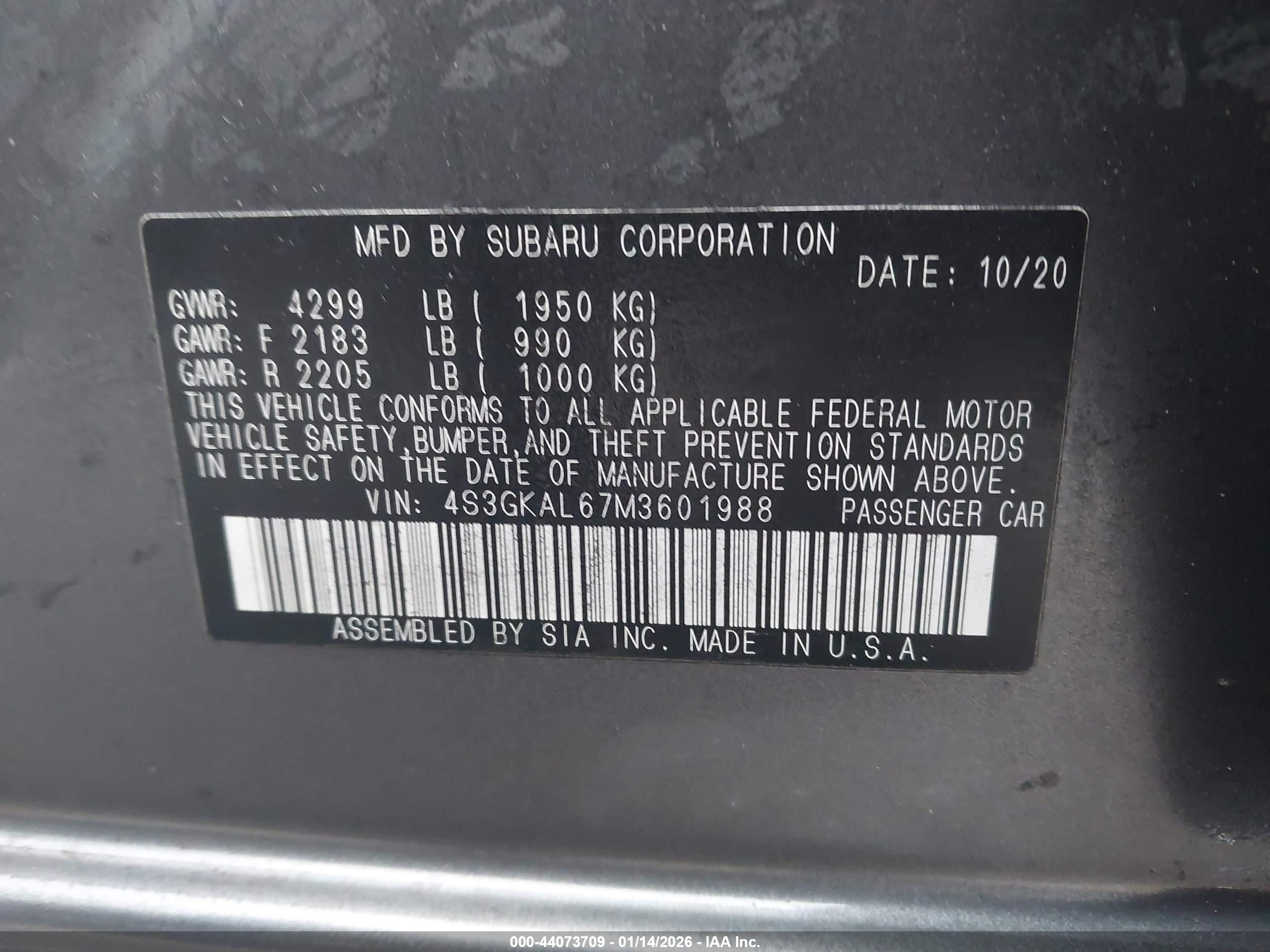 SUBARU IMPREZA image 9
