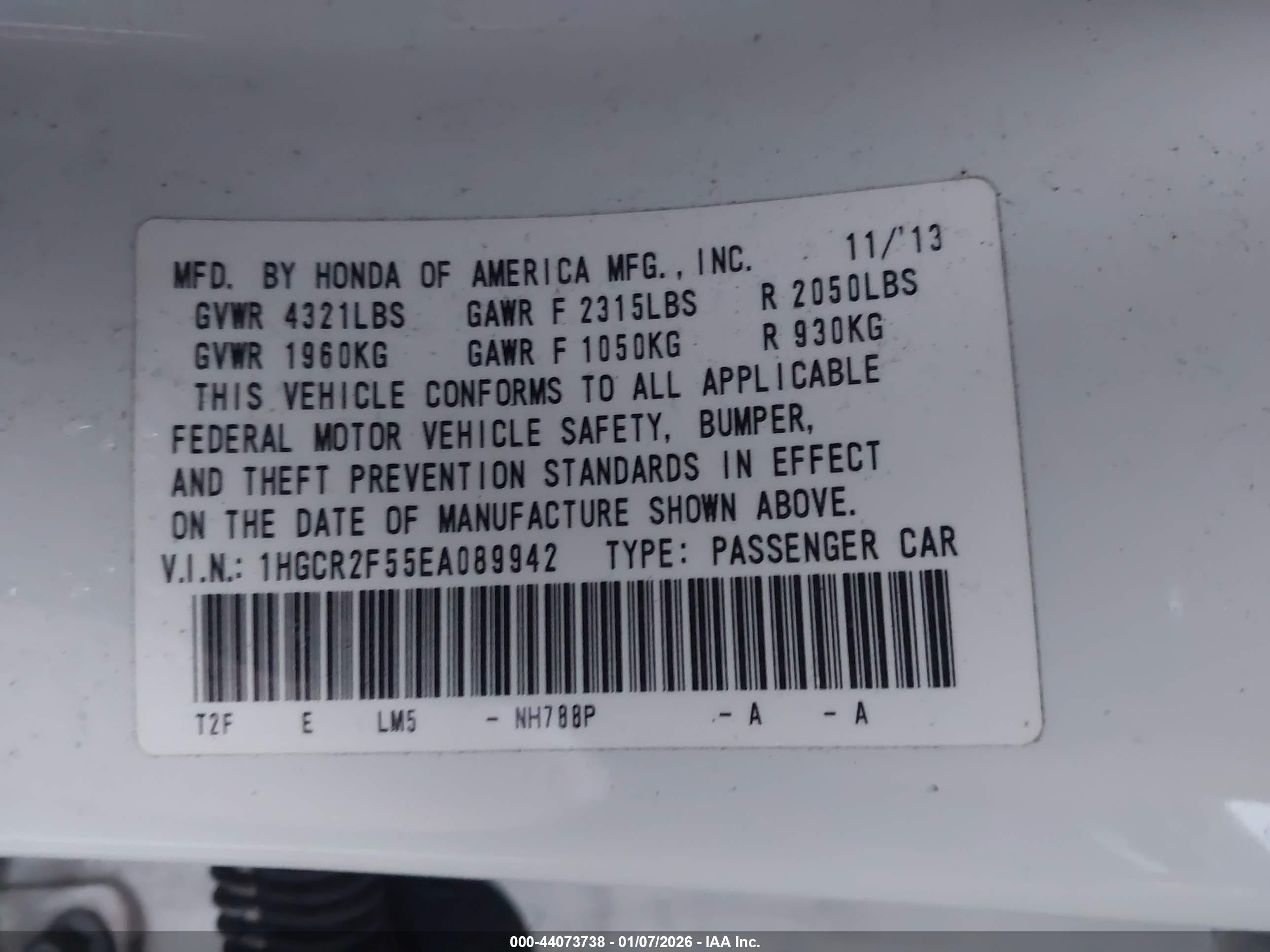 HONDA ACCORD image 9