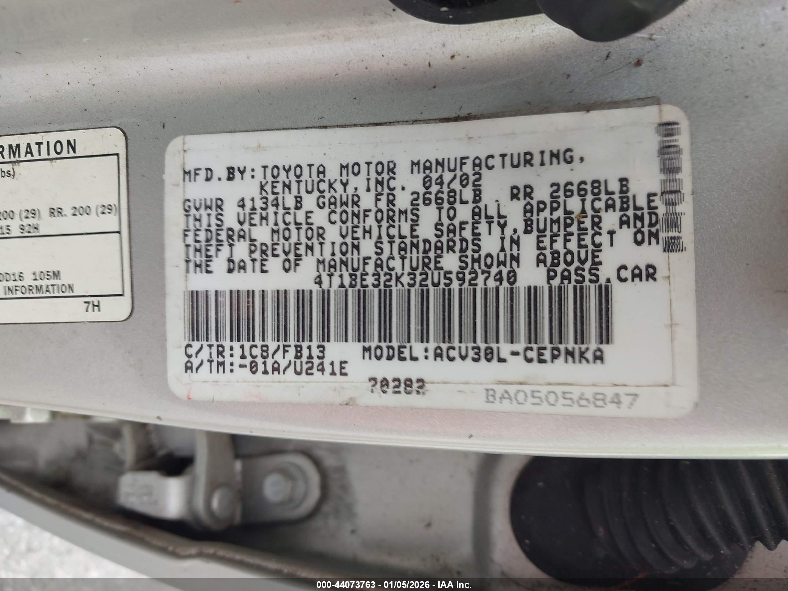 TOYOTA CAMRY image 9