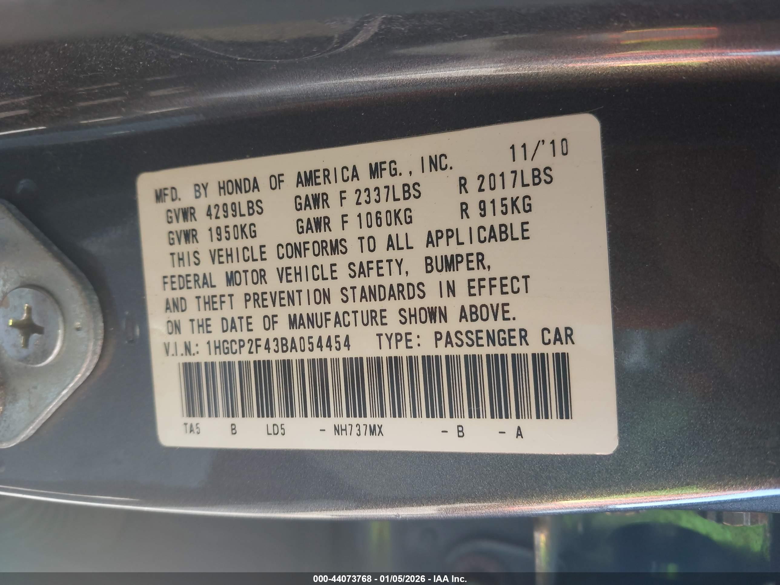 HONDA ACCORD image 9