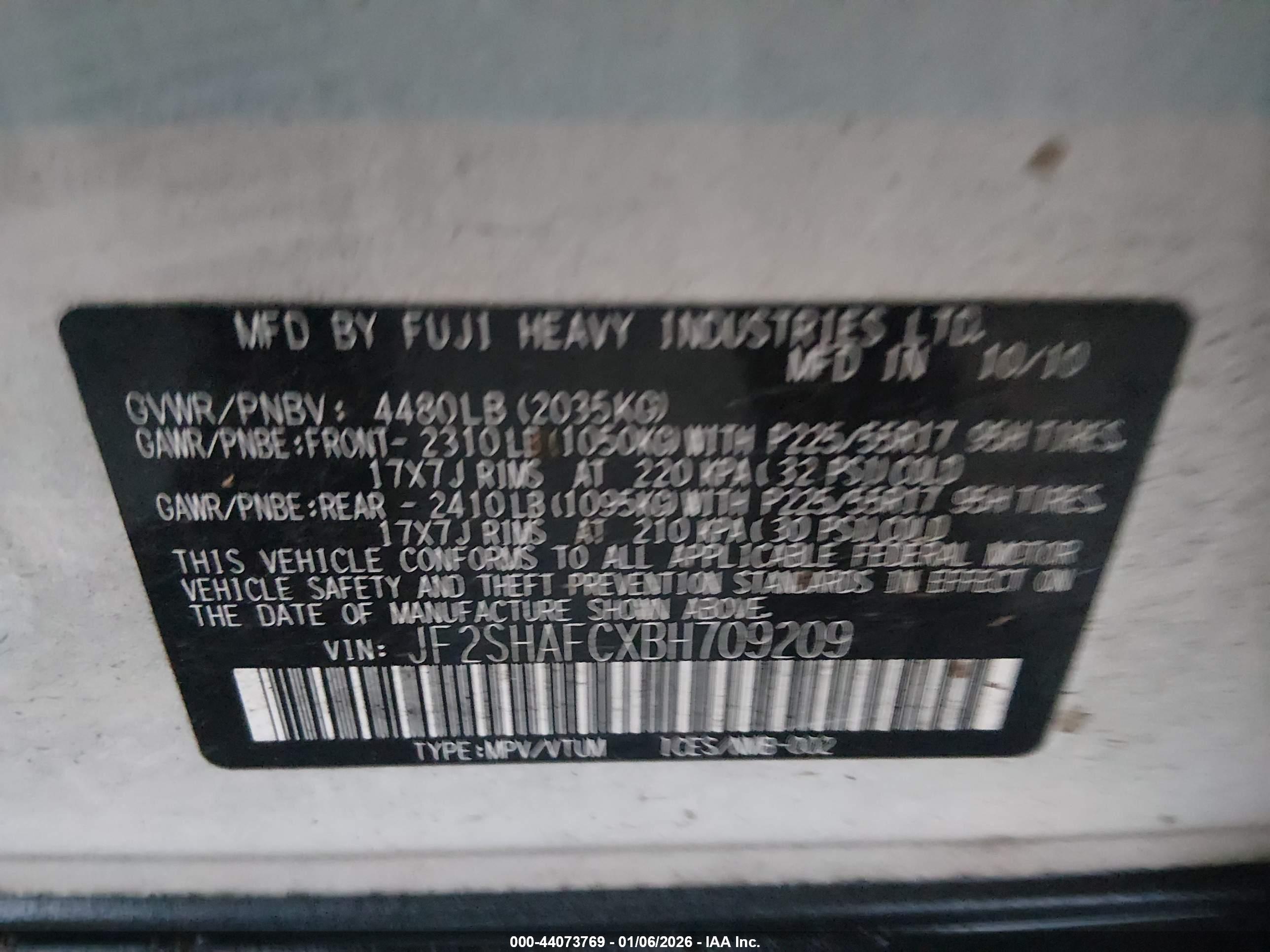 SUBARU FORESTER image 9