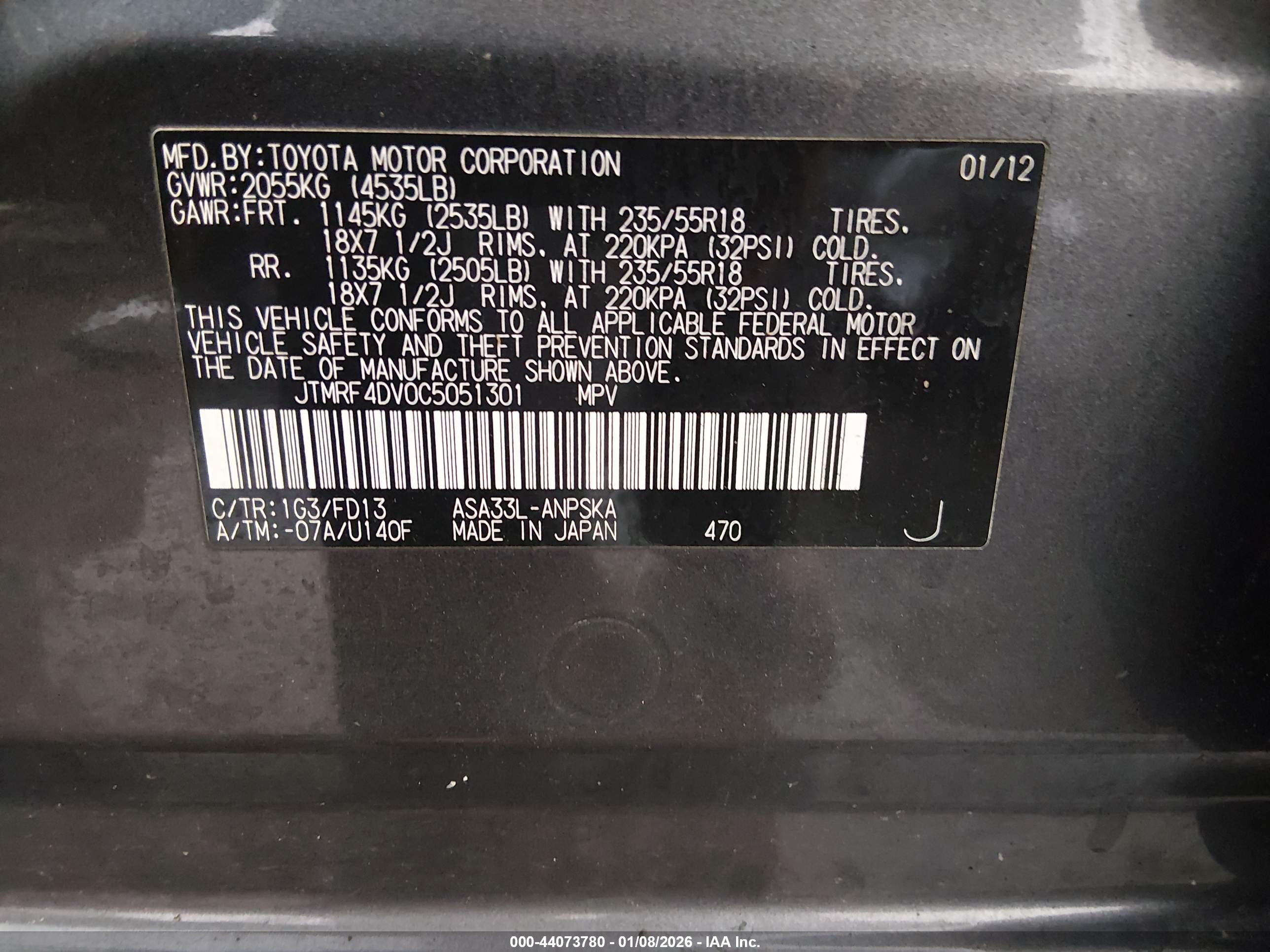 TOYOTA RAV4 image 9
