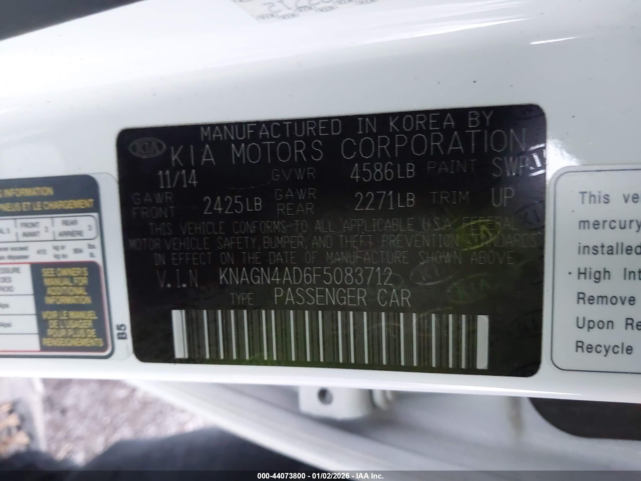 KIA OPTIMA image 9