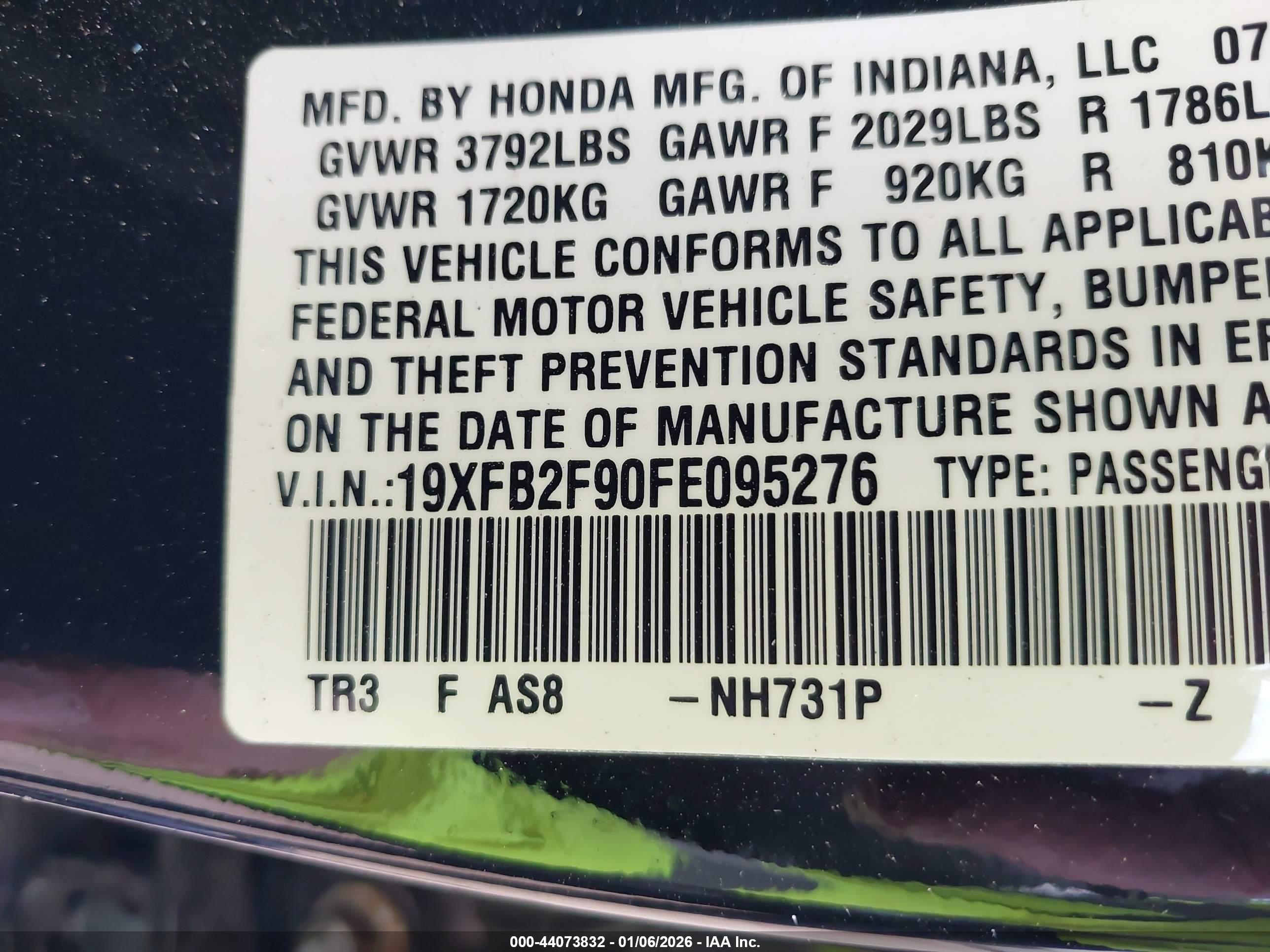 HONDA CIVIC image 9