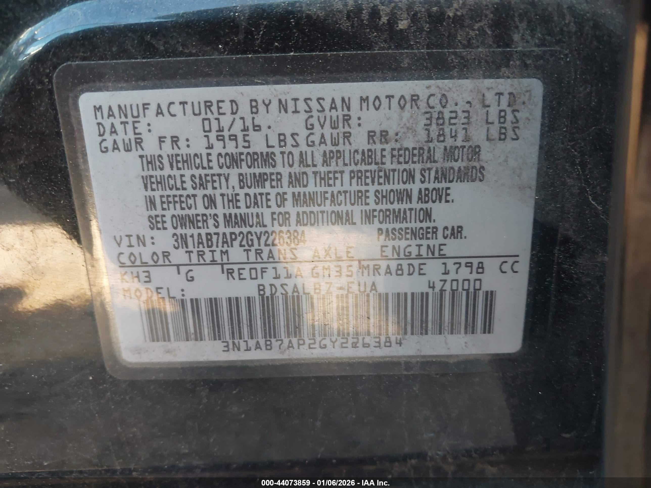 NISSAN SENTRA image 9