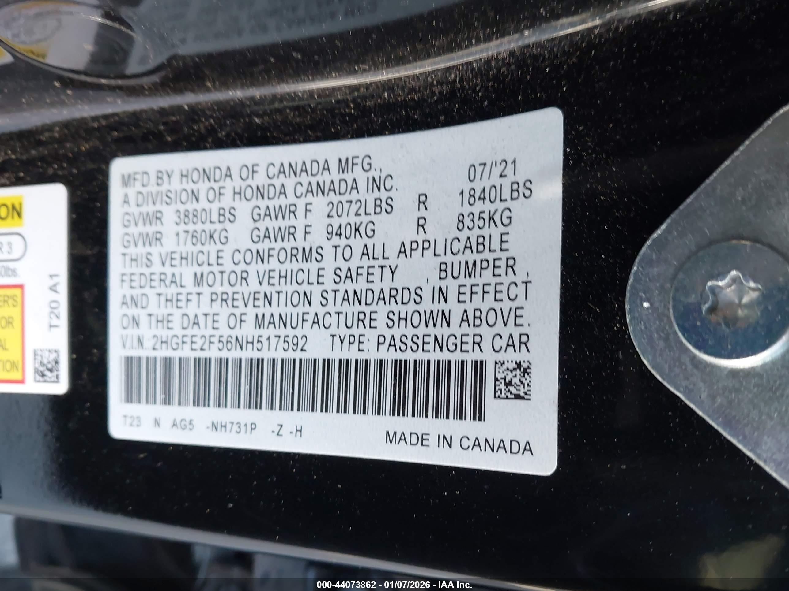 HONDA CIVIC image 9