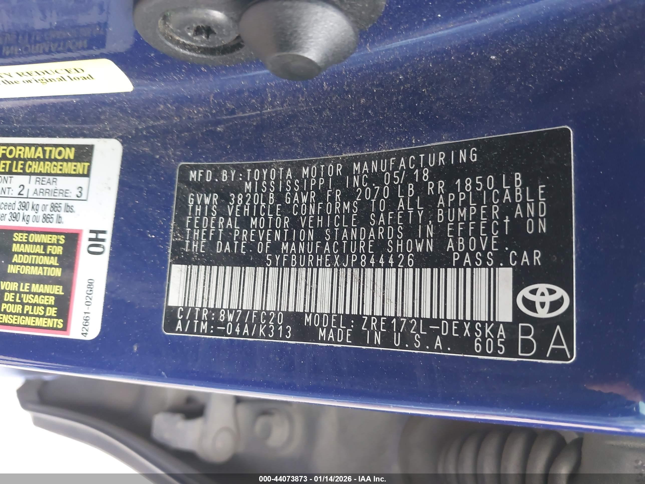 TOYOTA COROLLA image 9