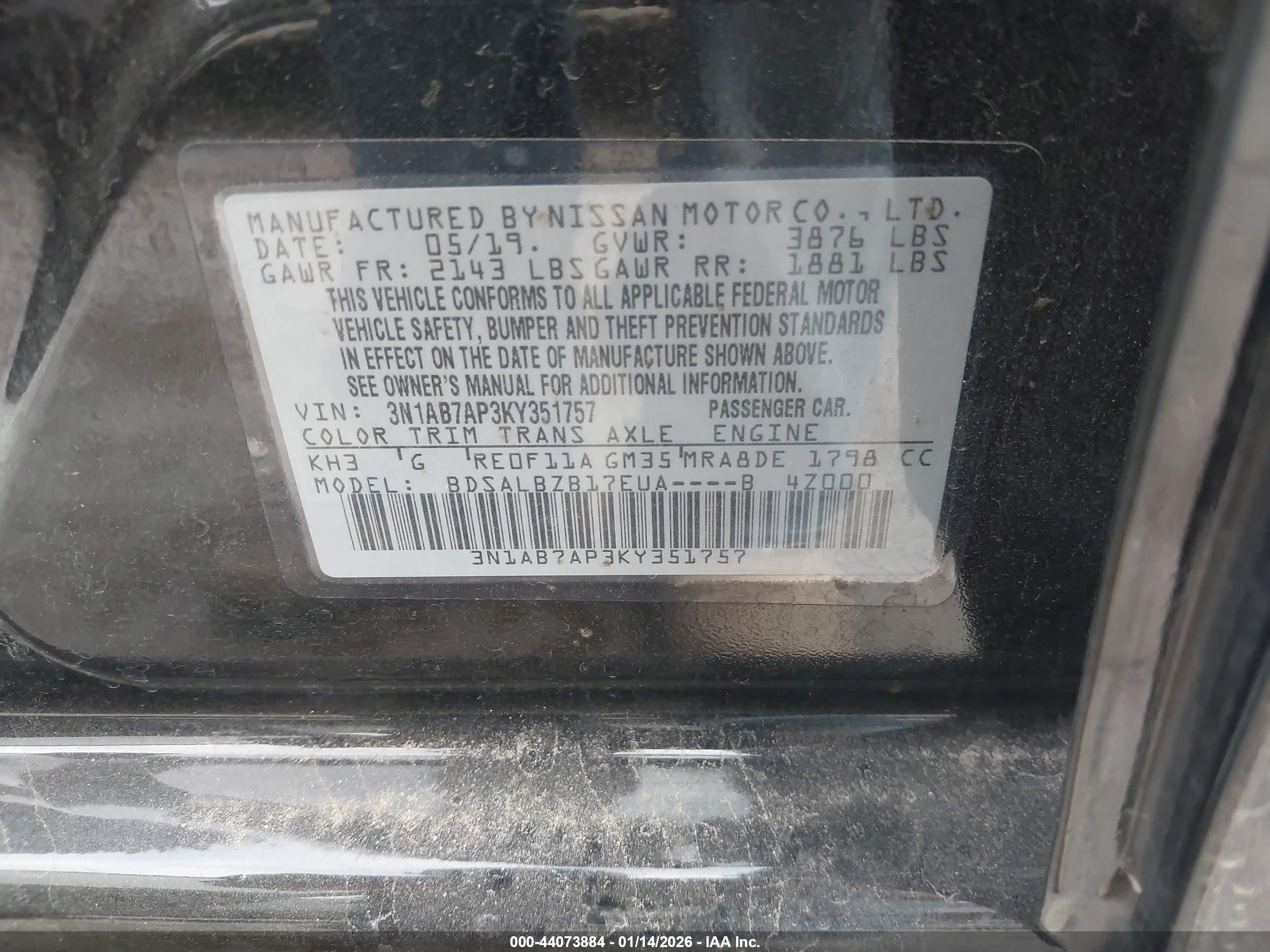 NISSAN SENTRA image 9