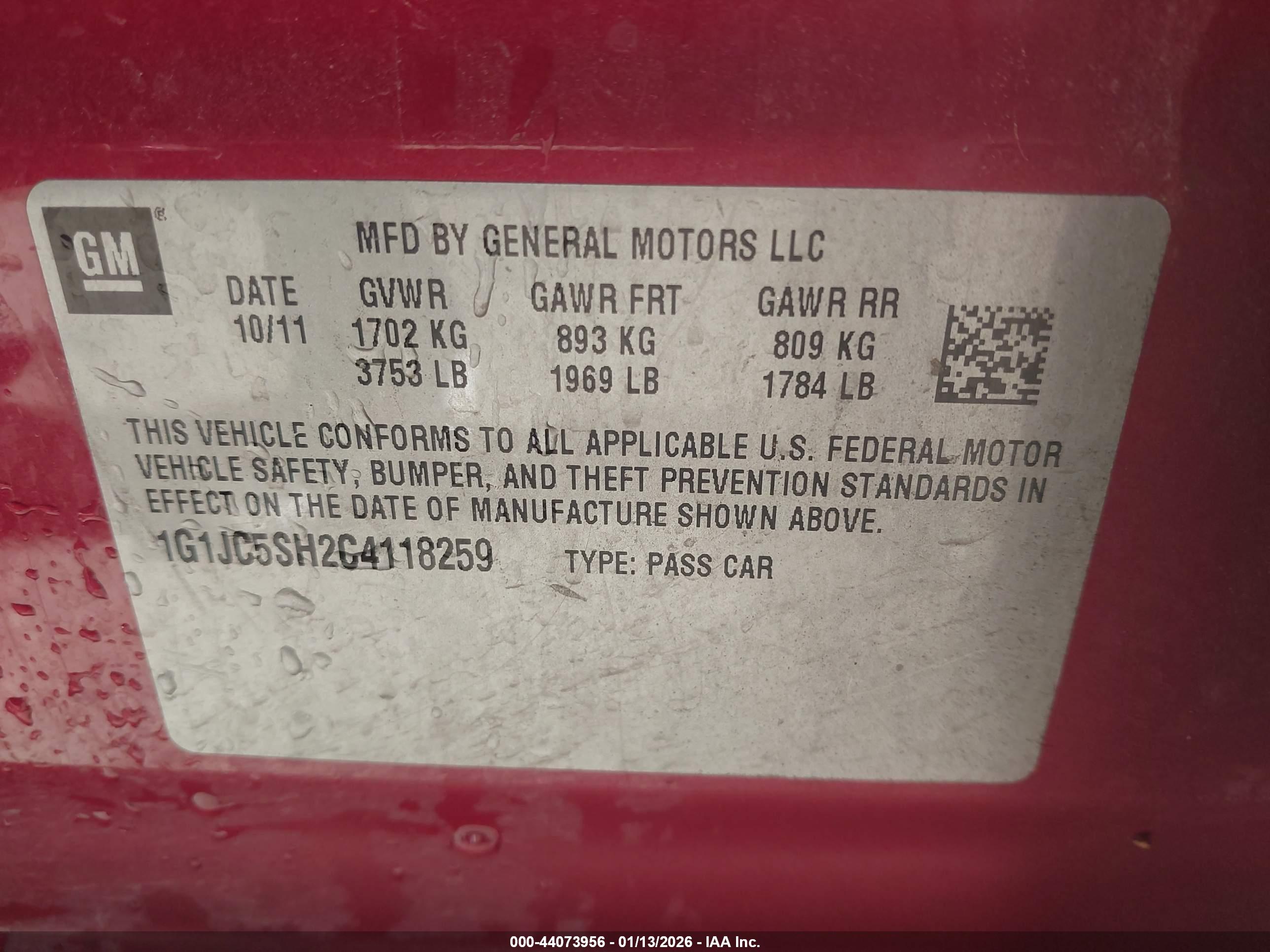 CHEVROLET SONIC image 9