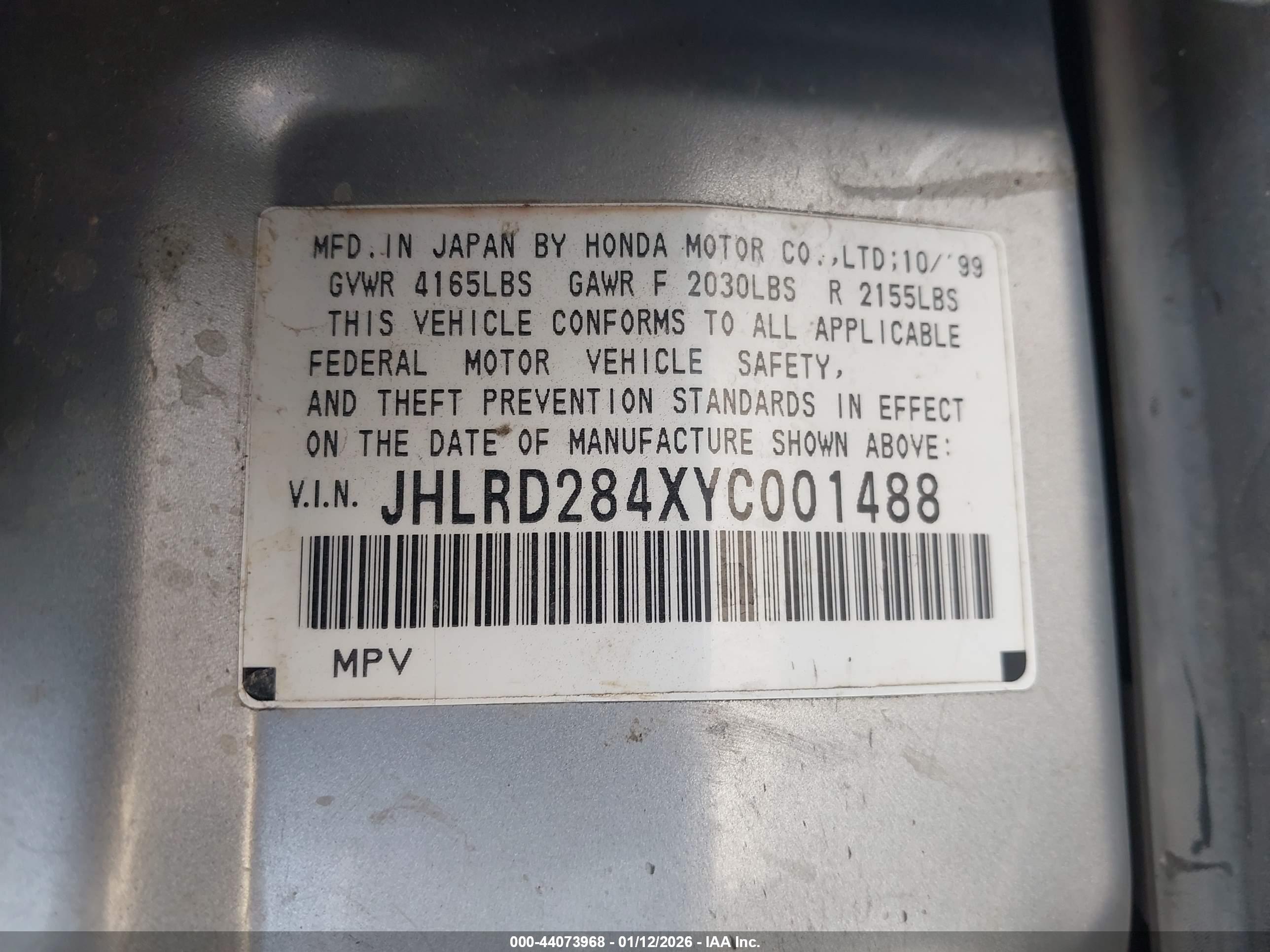 HONDA CR-V image 9
