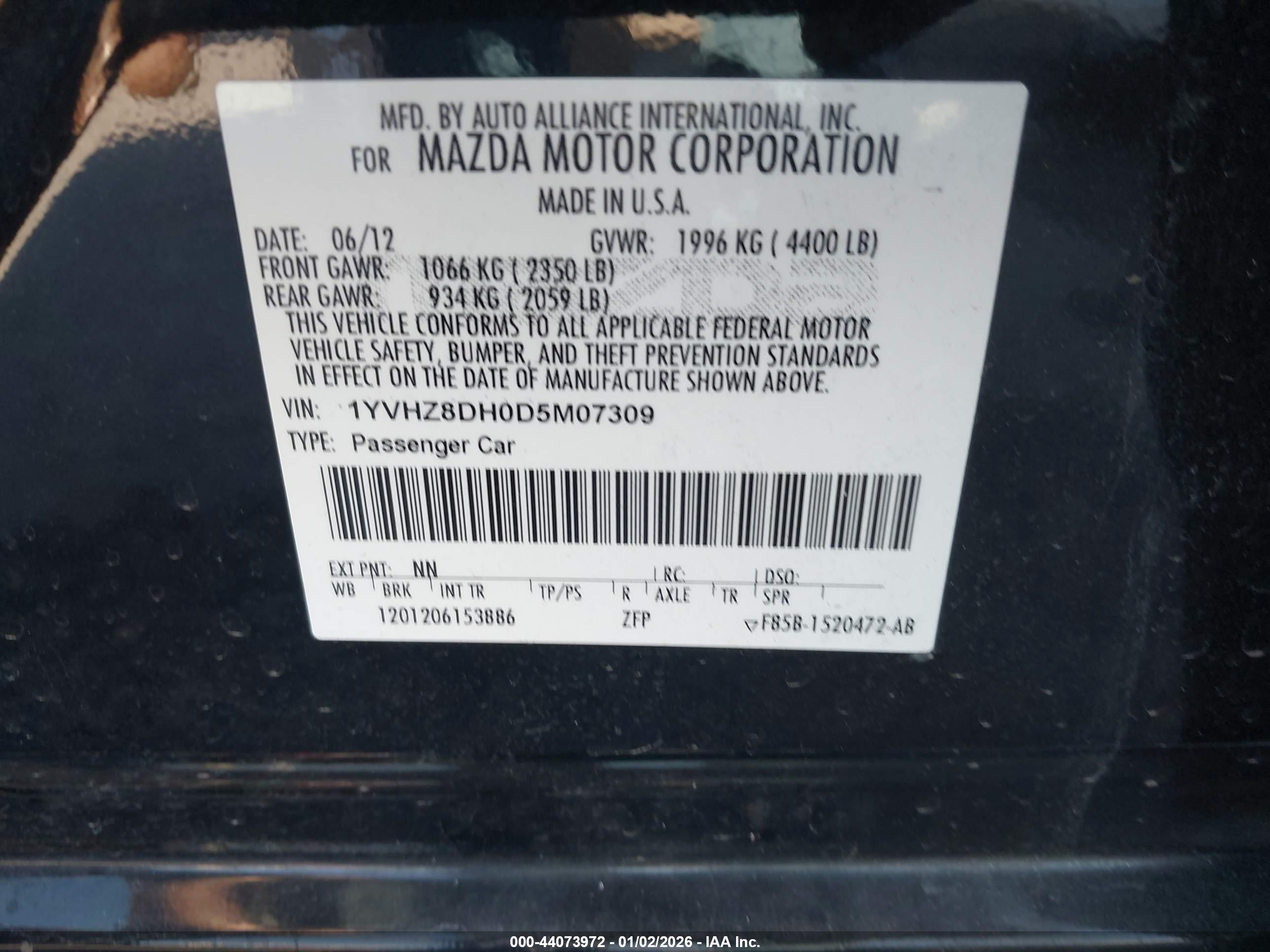 MAZDA MAZDA6 image 9