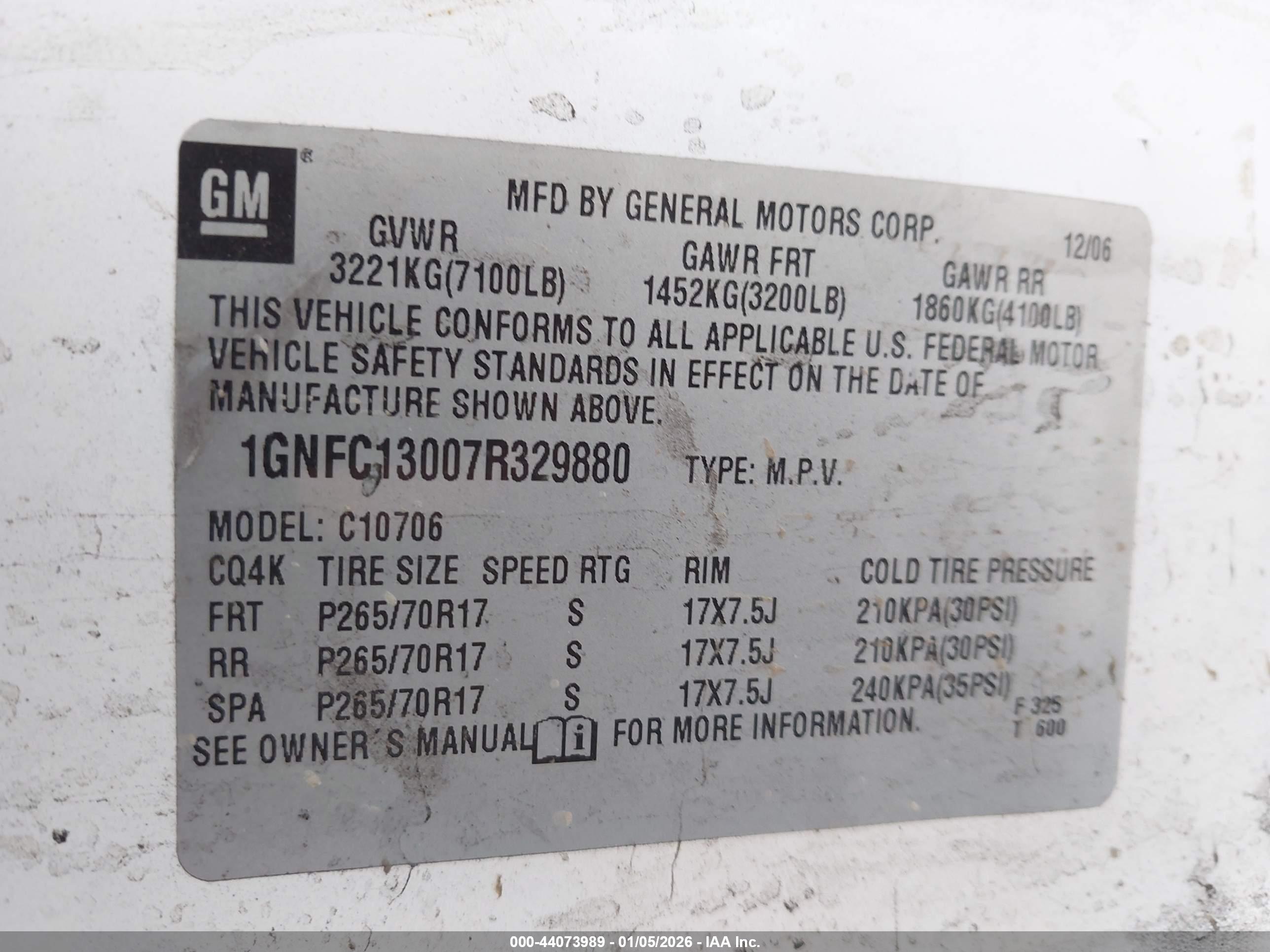CHEVROLET TAHOE image 9