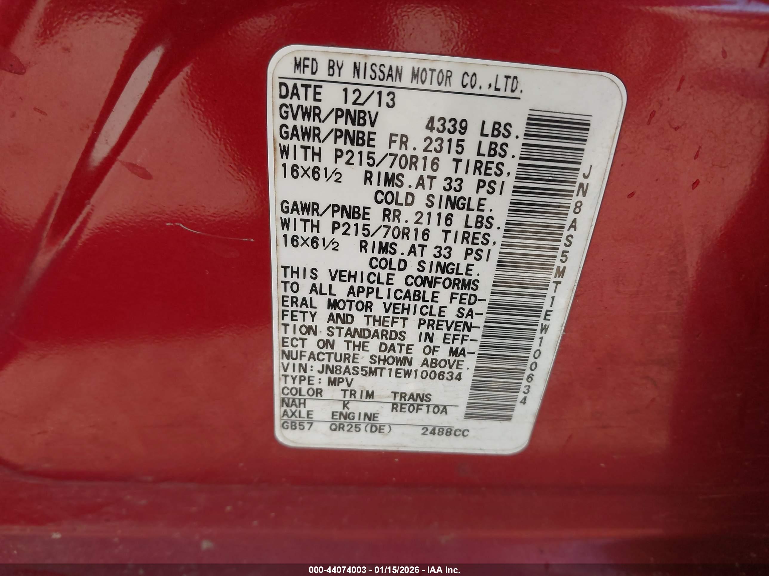 NISSAN ROGUE image 9