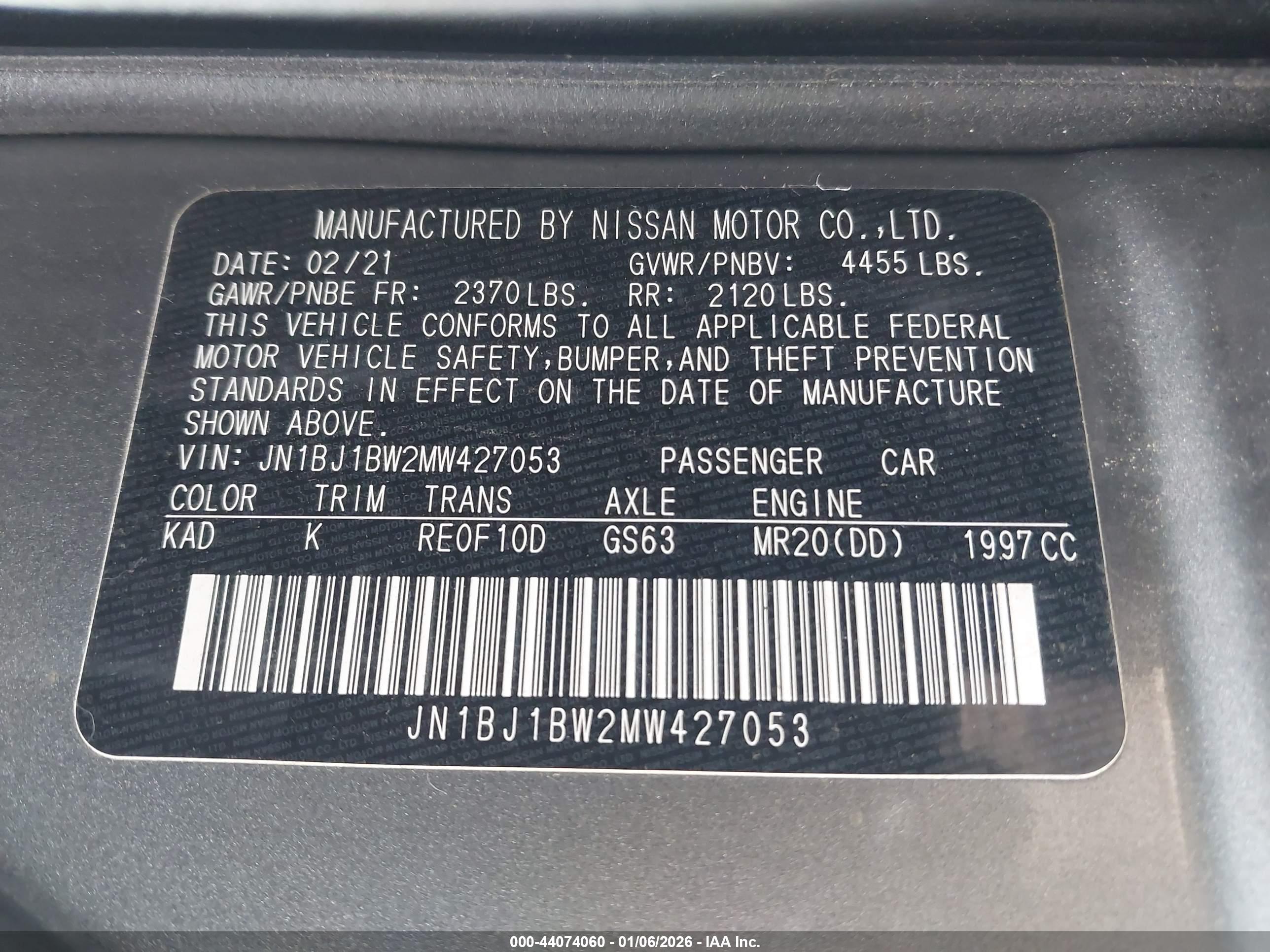 NISSAN ROGUE image 9