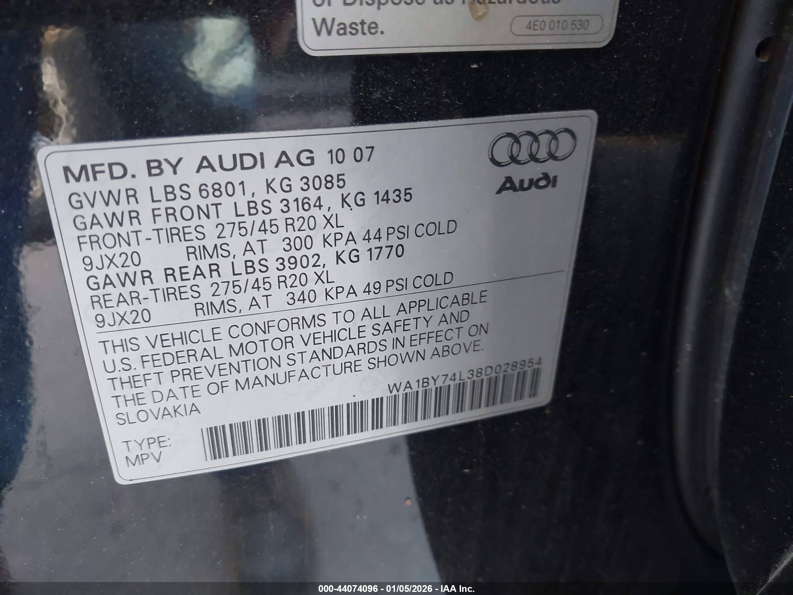 AUDI Q7 image 9