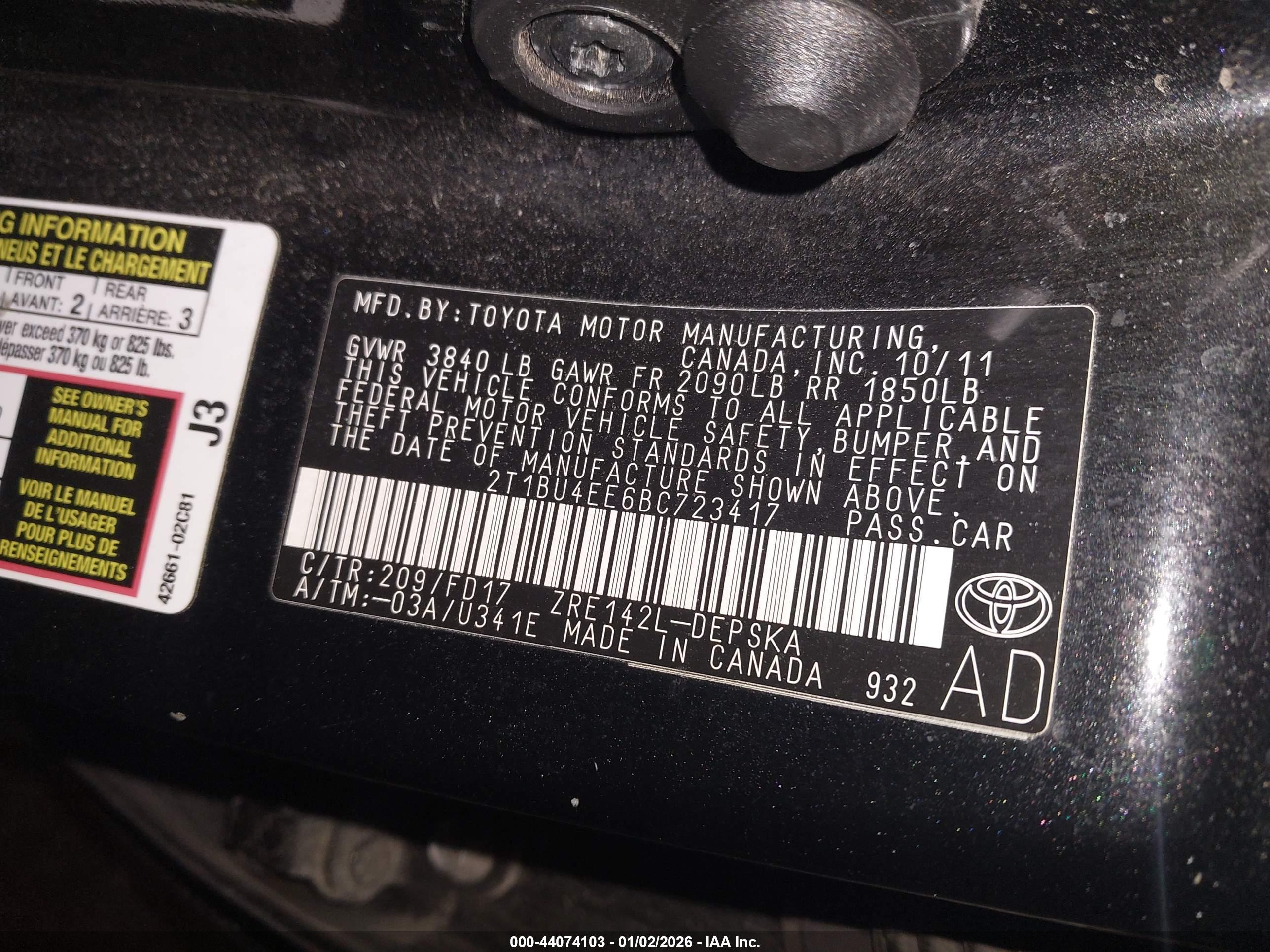 TOYOTA COROLLA image 9